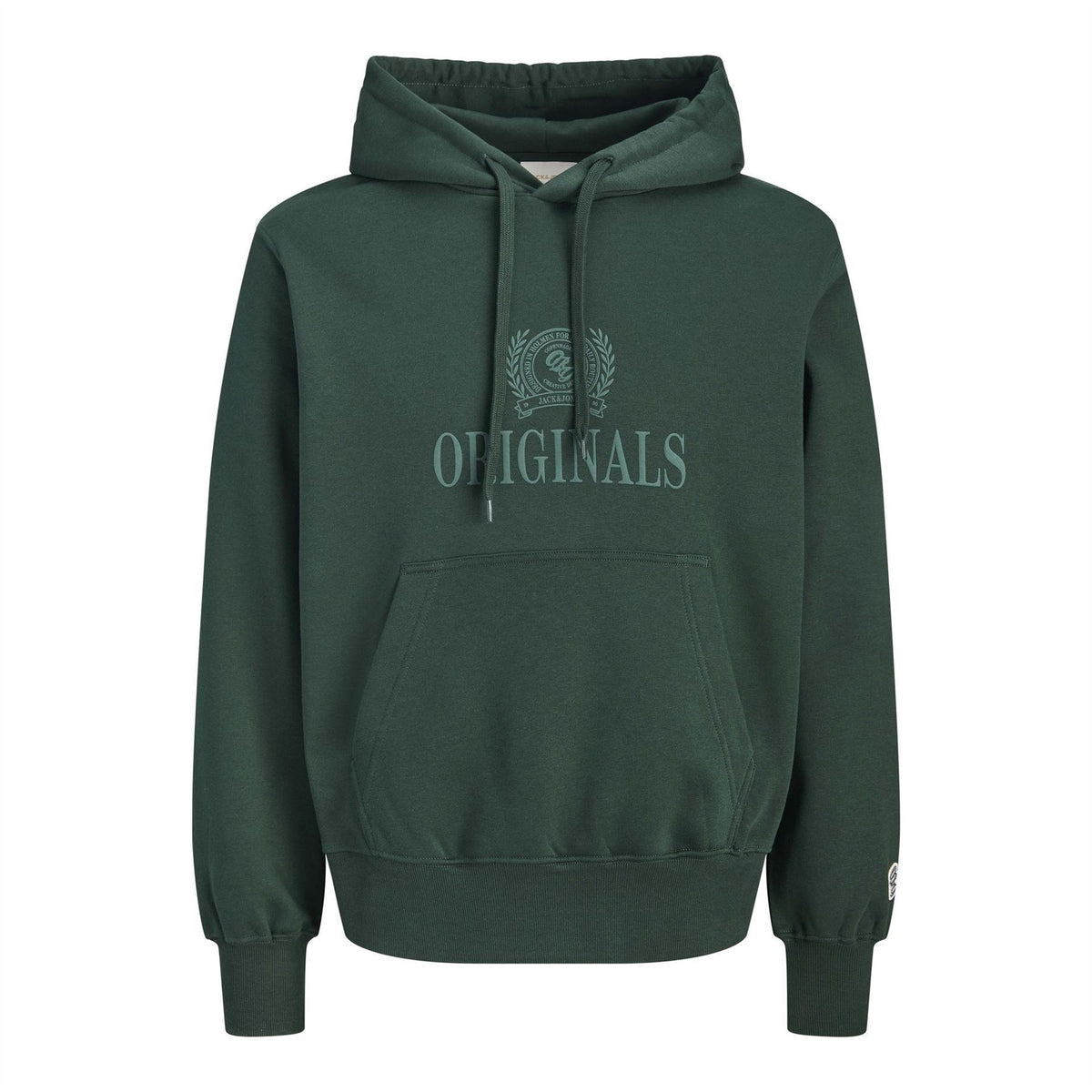Jack and Jones Jorfrederiksberg Monogram Cotton Hoodie