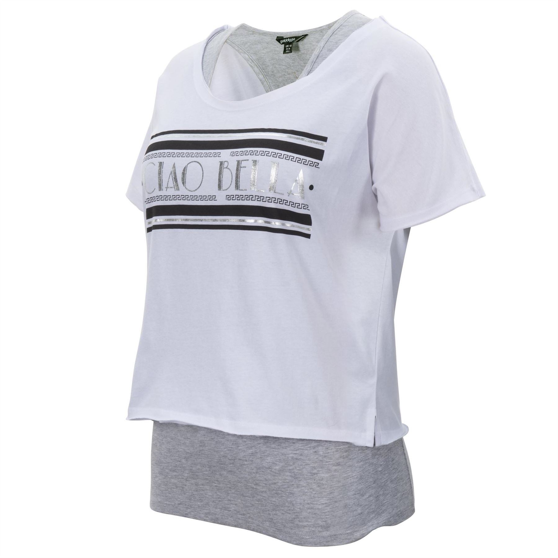 Golddigga Double Layer T-Shirt Ladies