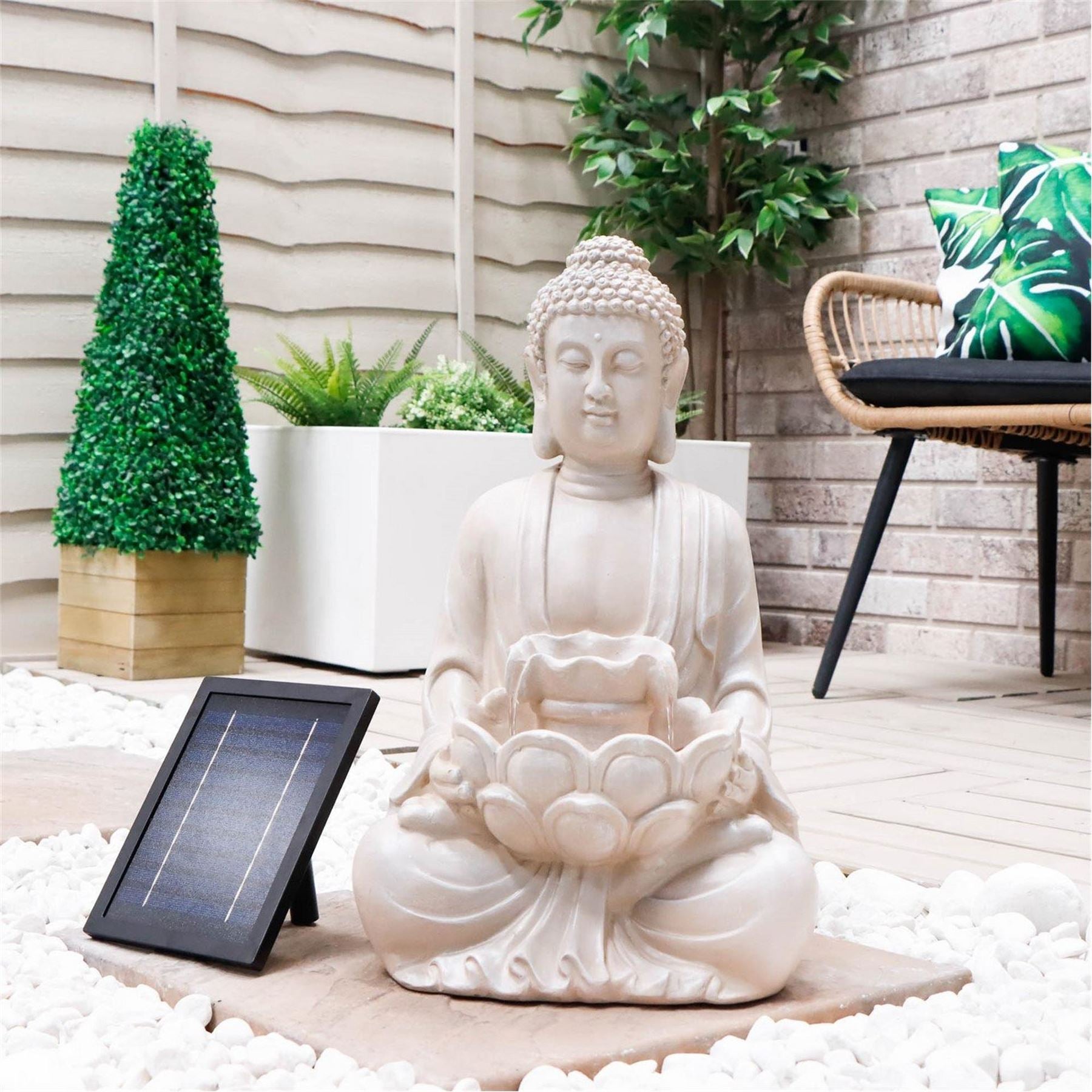 Streetwize Water With Battery Backup   Buddha Fountain