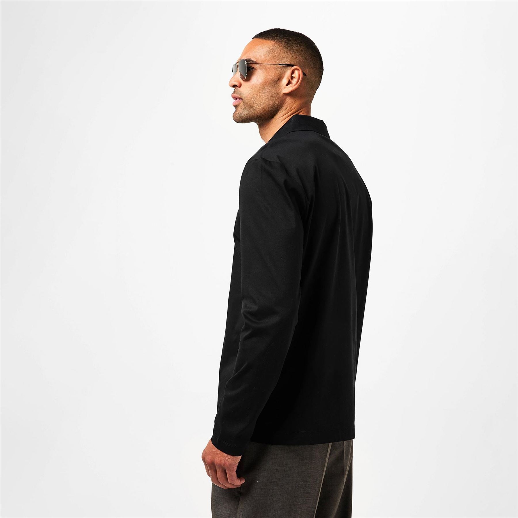 Boss Collared Neck Long Sleeve Regular Fit Shirt