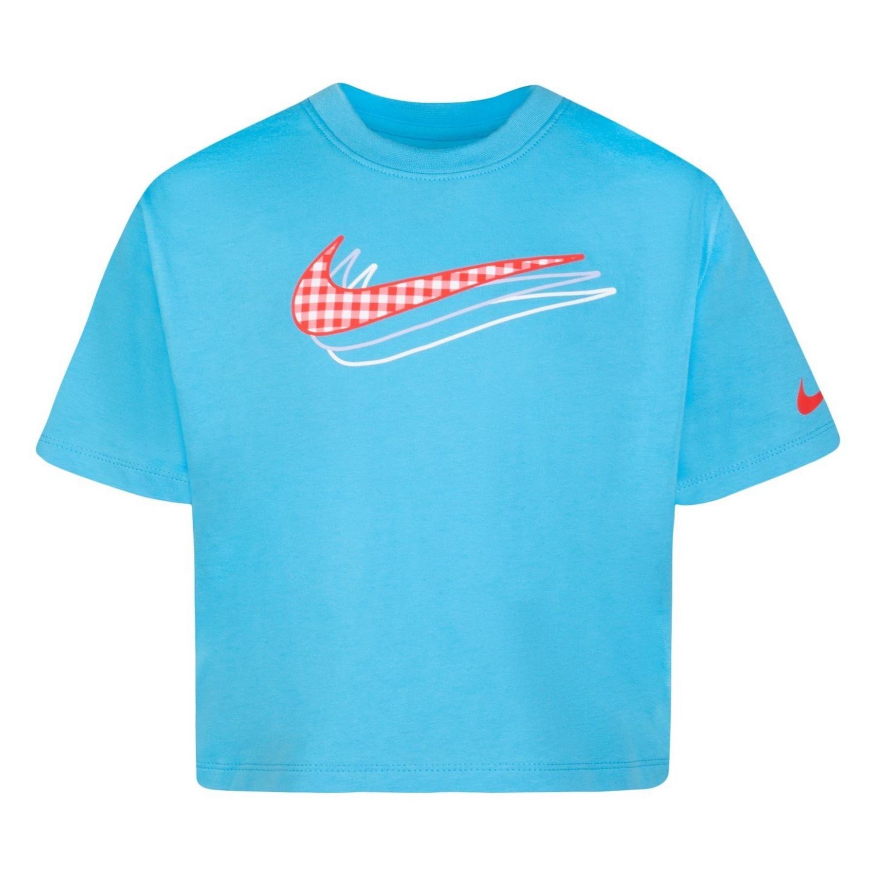 Nike Cropped Regular Fit Crew Neck T-Shirt