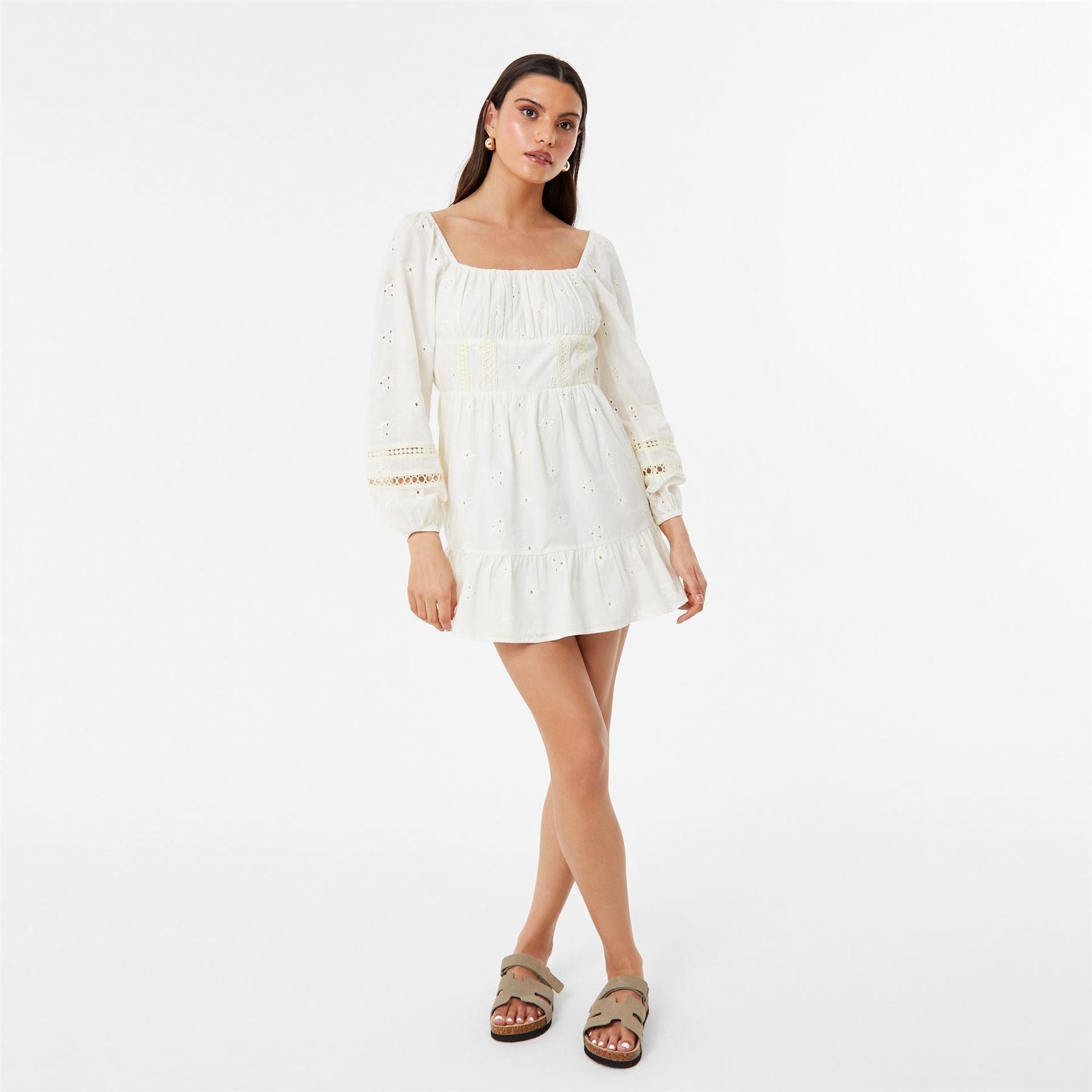 Jack Wills Womens Long Sleeve Boho Dress