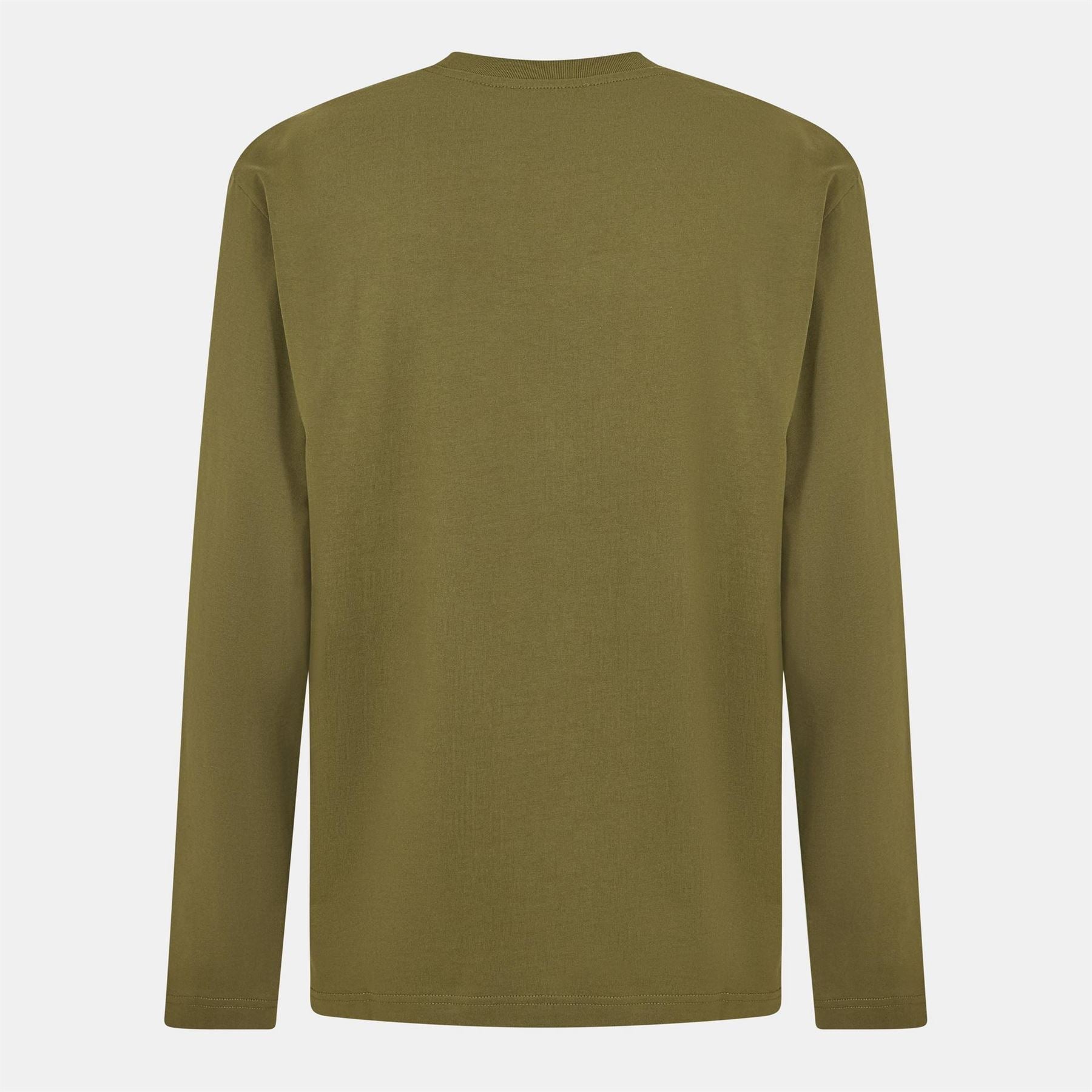 Off White Crew Neck Long Sleeve Regular Fit T-Shirt