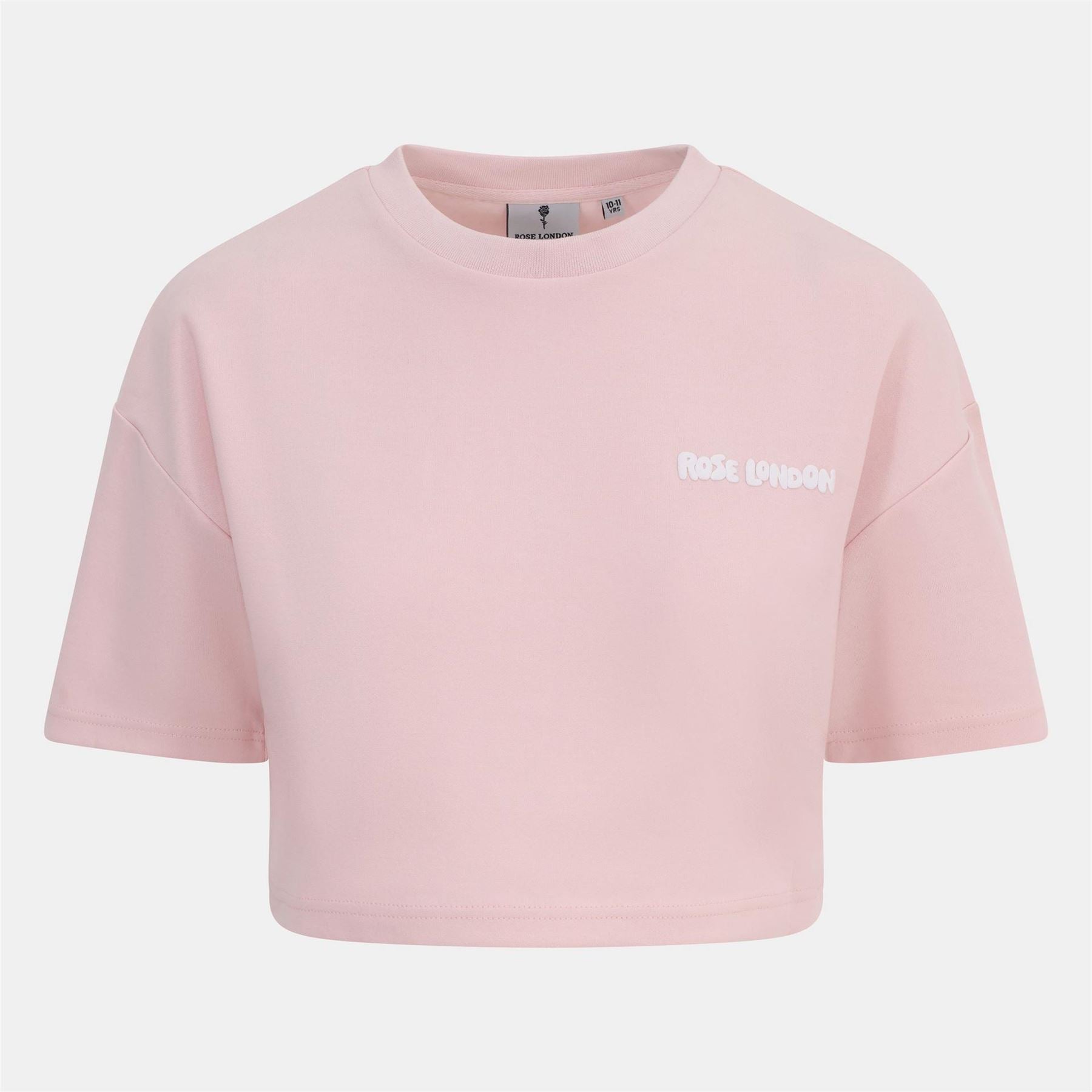 Rose London Crop T-Shirt Junior Girls
