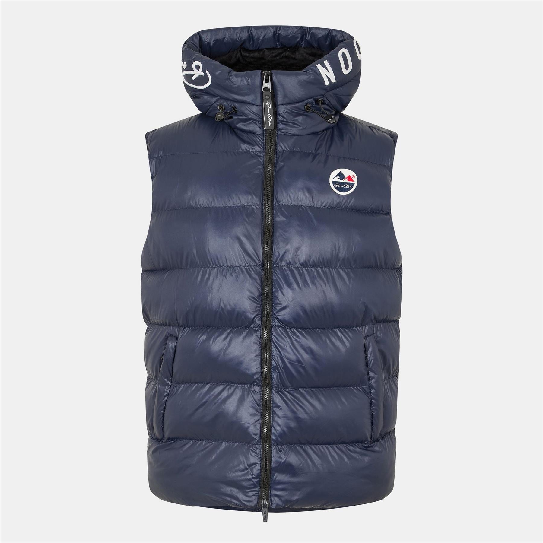 Born Rich Karns Hooded Drawstring Zipped Pocket Puffer Coat