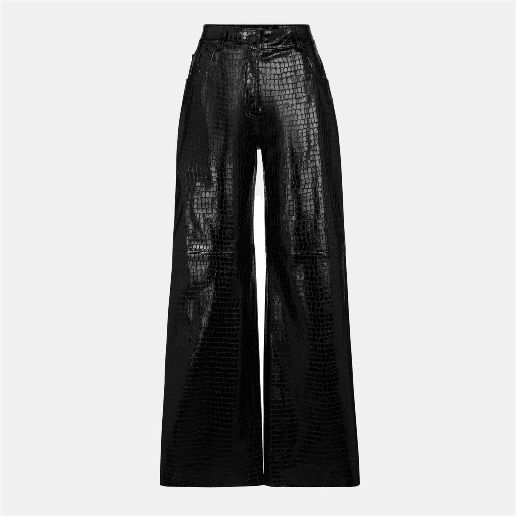 Hugo Hugara Leather Trousers