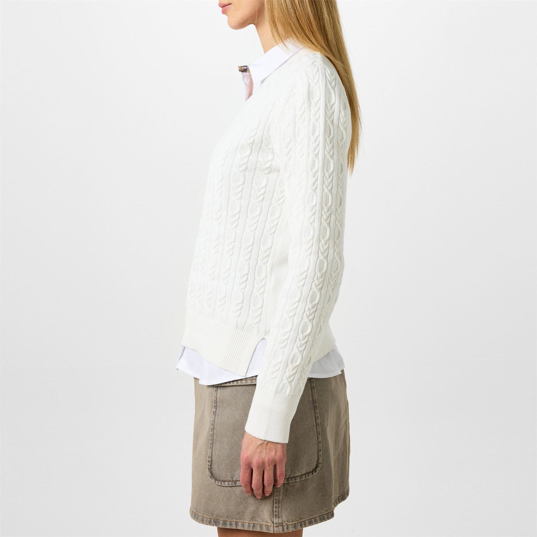 Barbour V Neck Knit