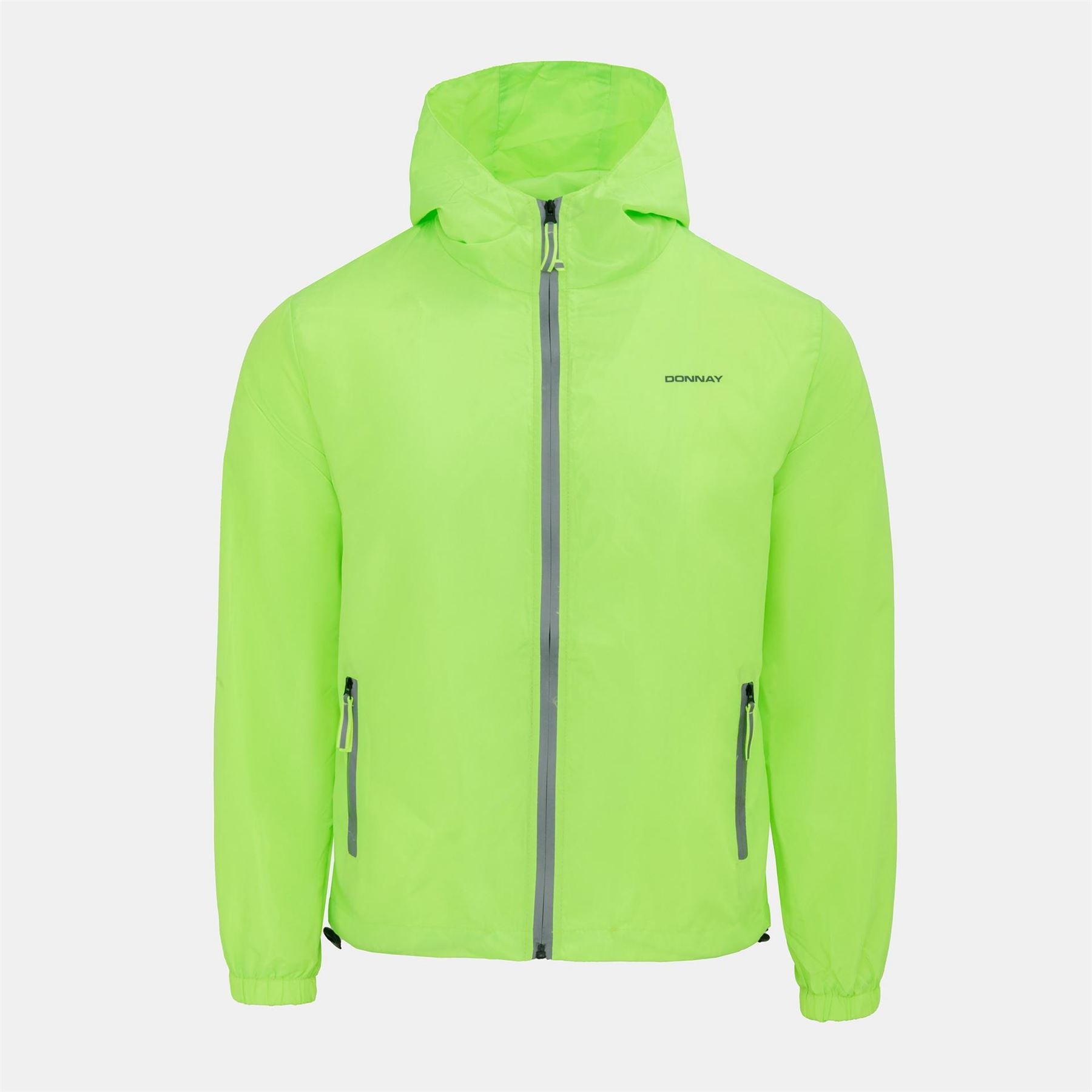 Donnay Hooded Windbreaker Elasticated Cuff Jacket