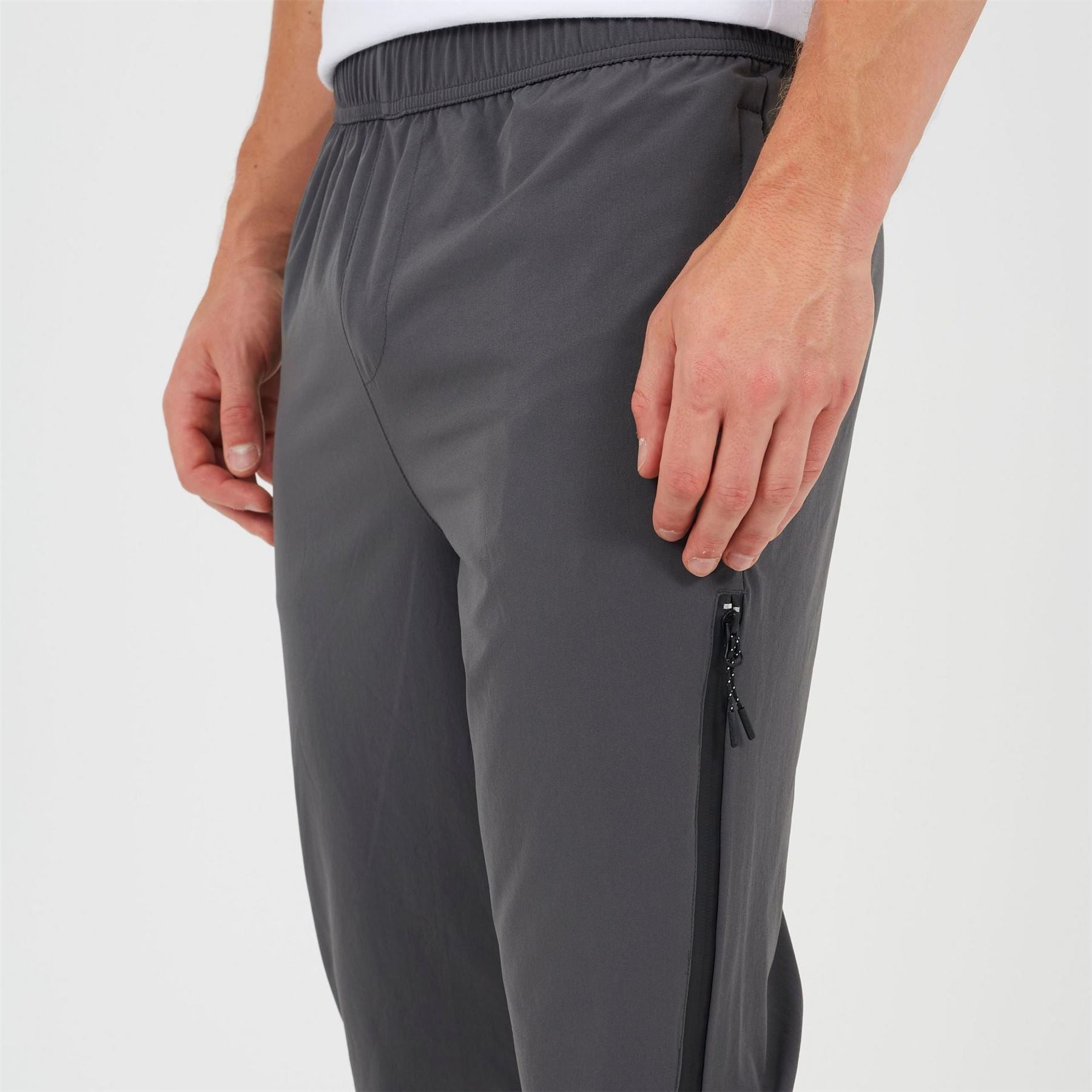 Brave Soul Tech Solid Patterned Slim Joggers