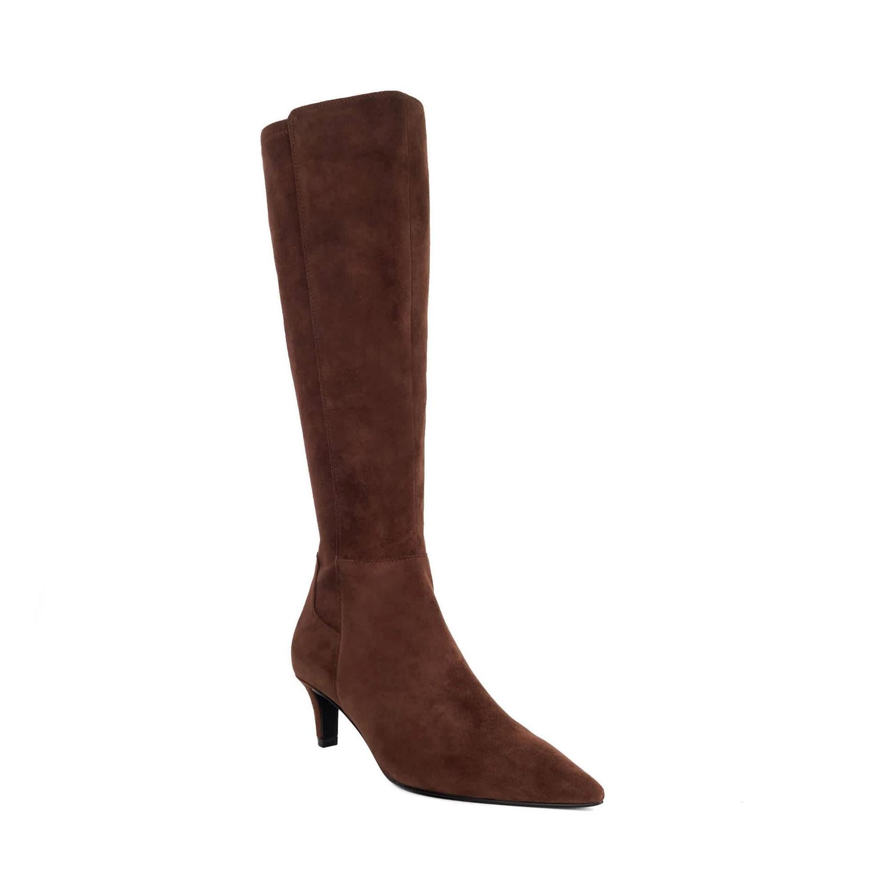 Dune London Sultry Leather Knee High Boots