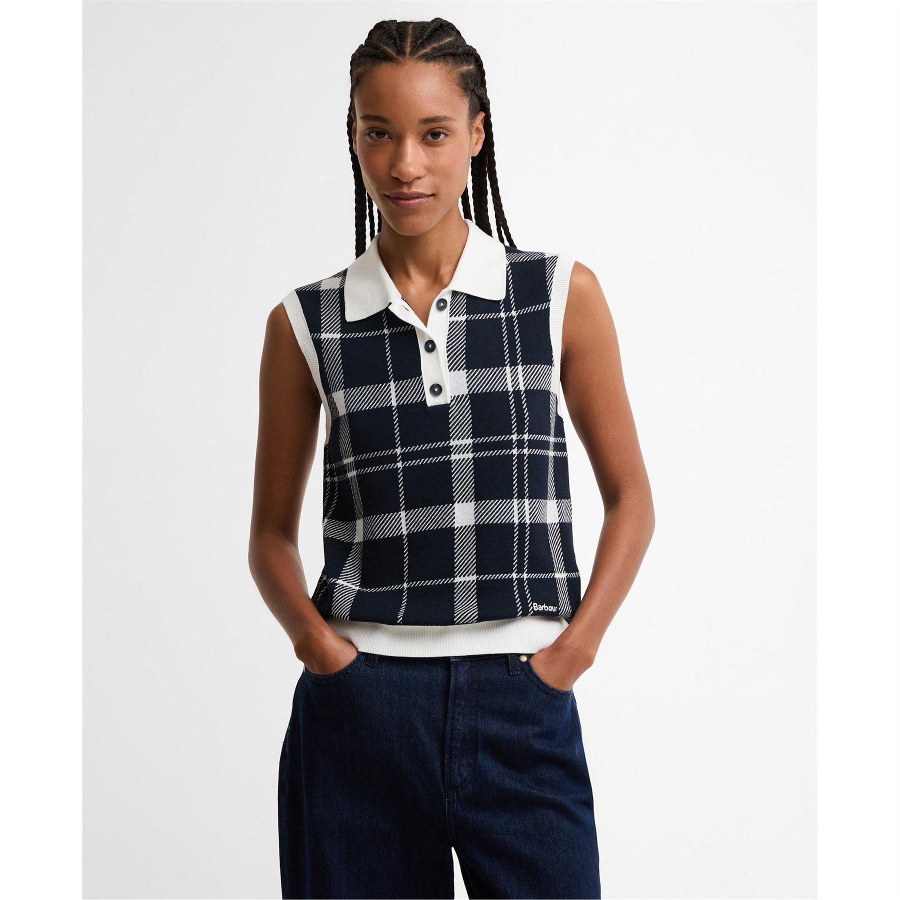 Barbour Knitted Short Sleeve Polo Shirt