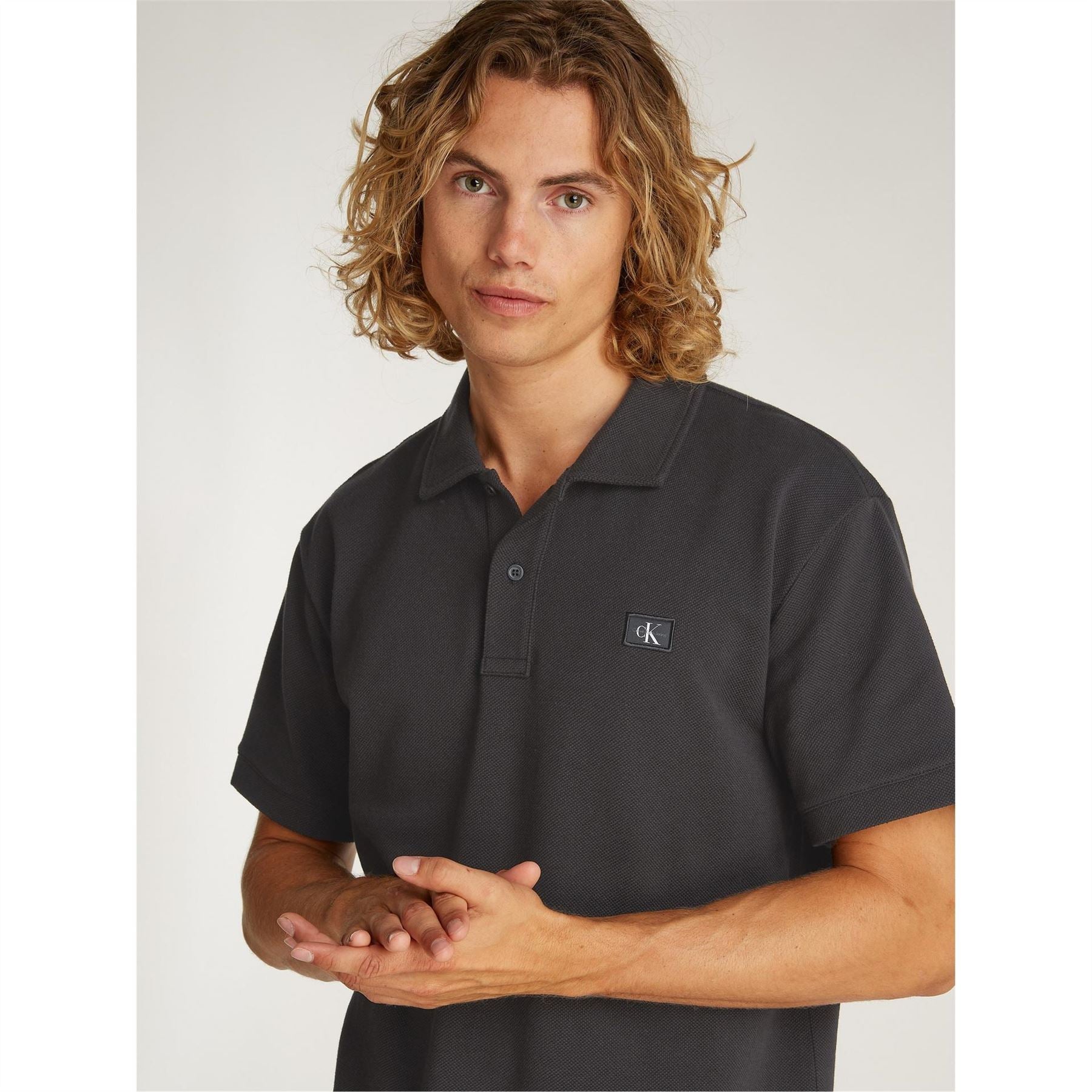 Calvin Klein Jeans Regular Fit Short Sleeve Polo Shirt