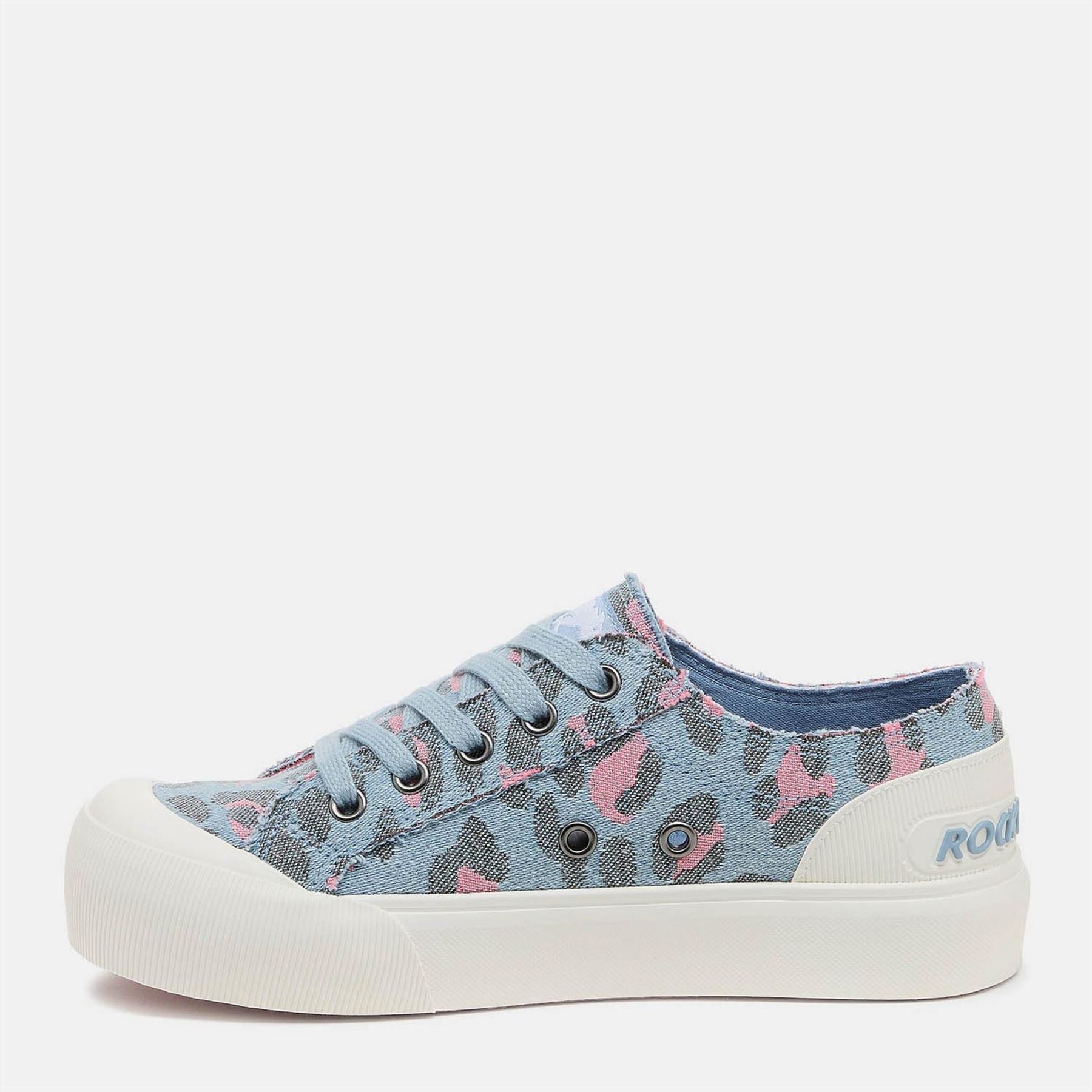 Rocket Dog Jazzin Monroe Leopard Canvas Low Top Sneakers