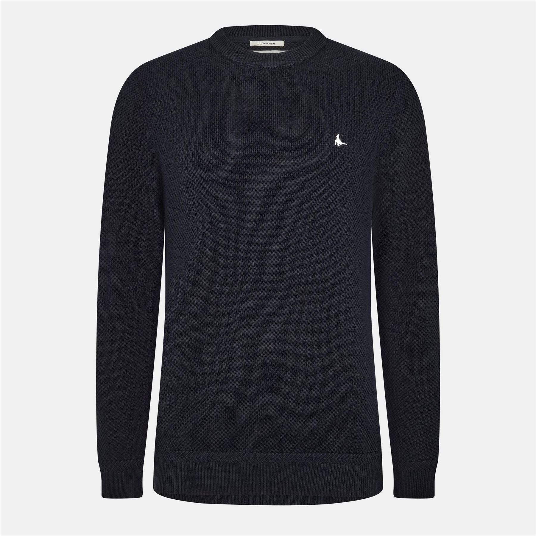 Jack Wills Mens Linus Seed Stitch Crew Neck Jumper