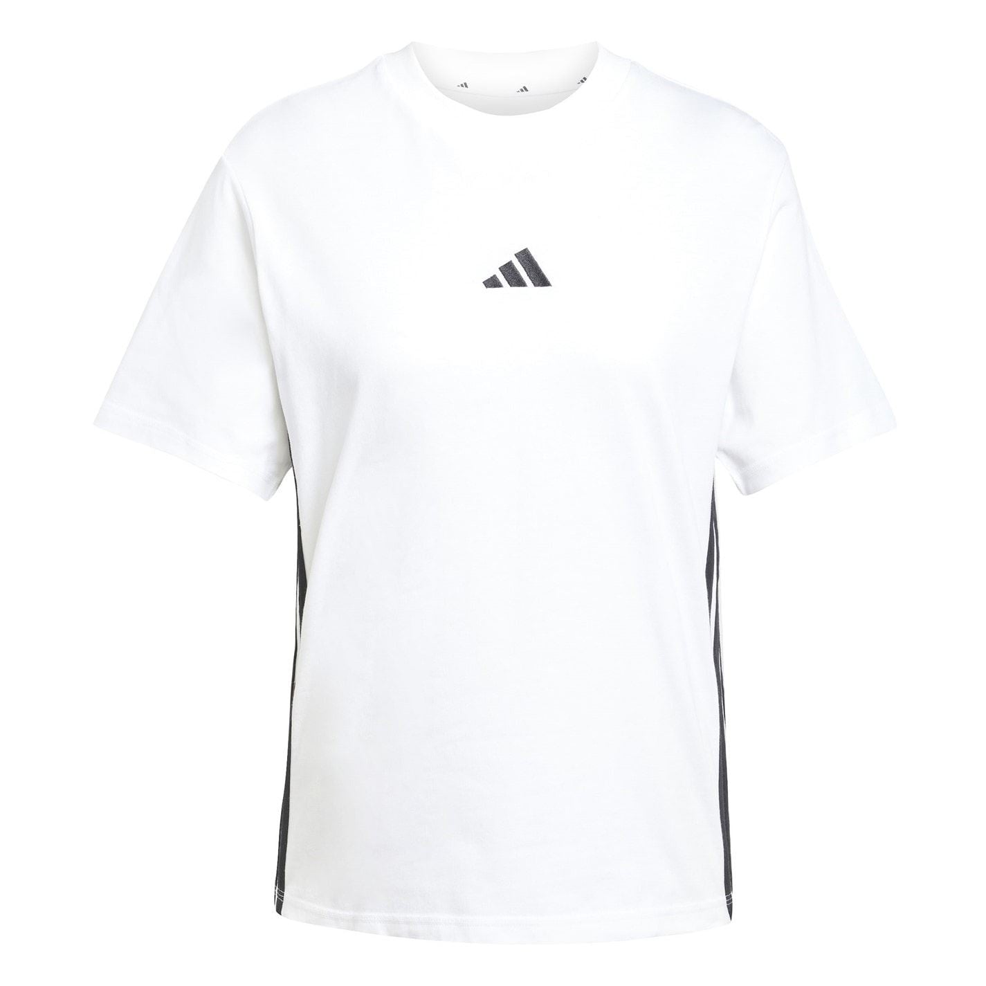 adidas Womens Essentials 3 Stripes Cotton T-Shirt