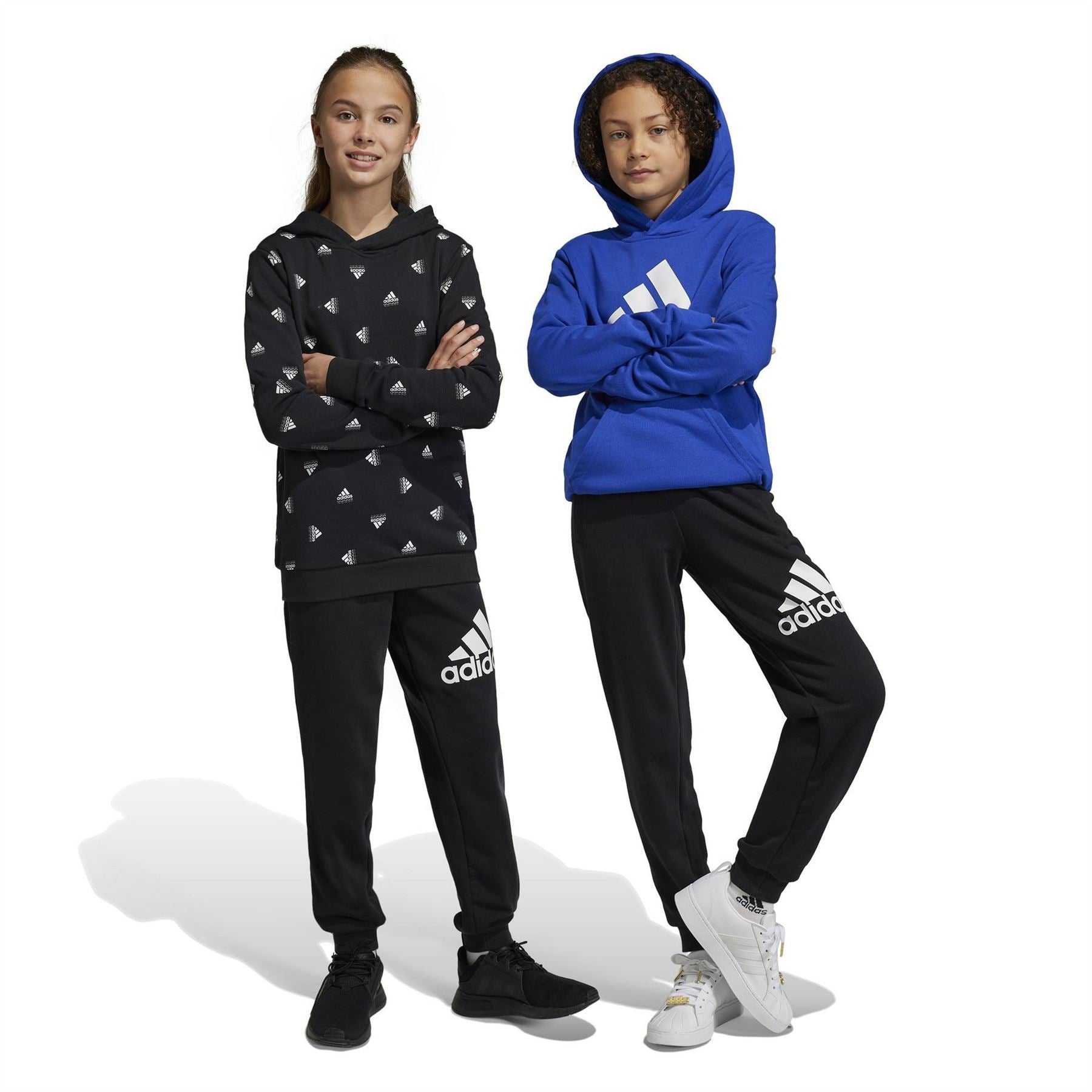adidas Regular Fit Big Logo Cotton Joggers