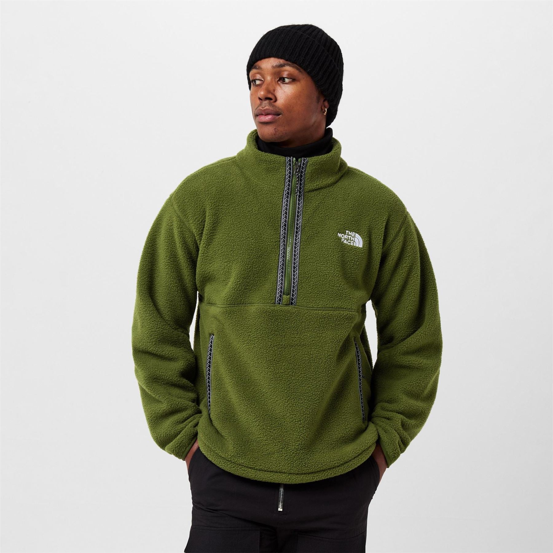 The North Face Funnel Neck Zip Long Sleeve Sweatshirt