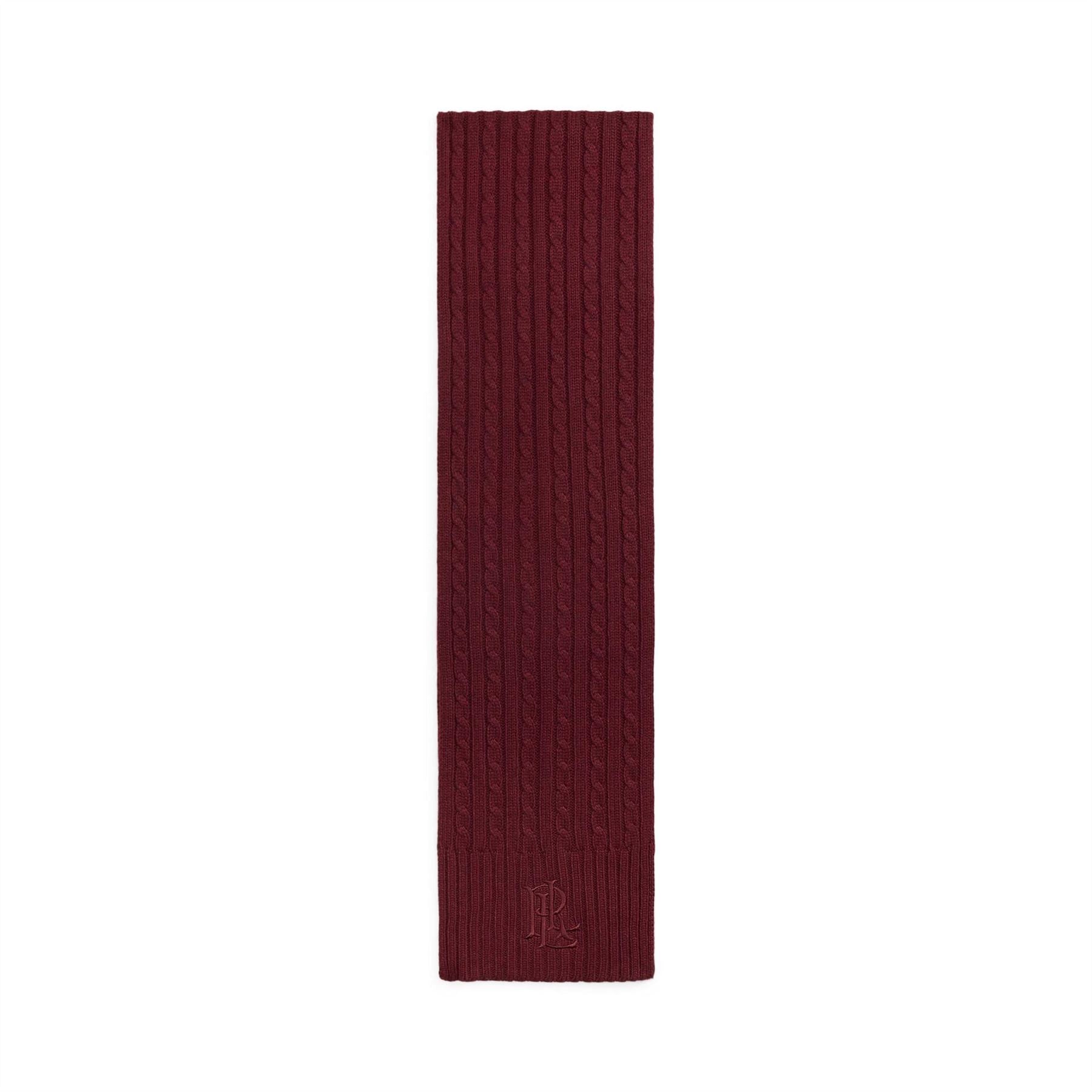 Lauren by Ralph Lauren Cable Wool Midweight Scarf