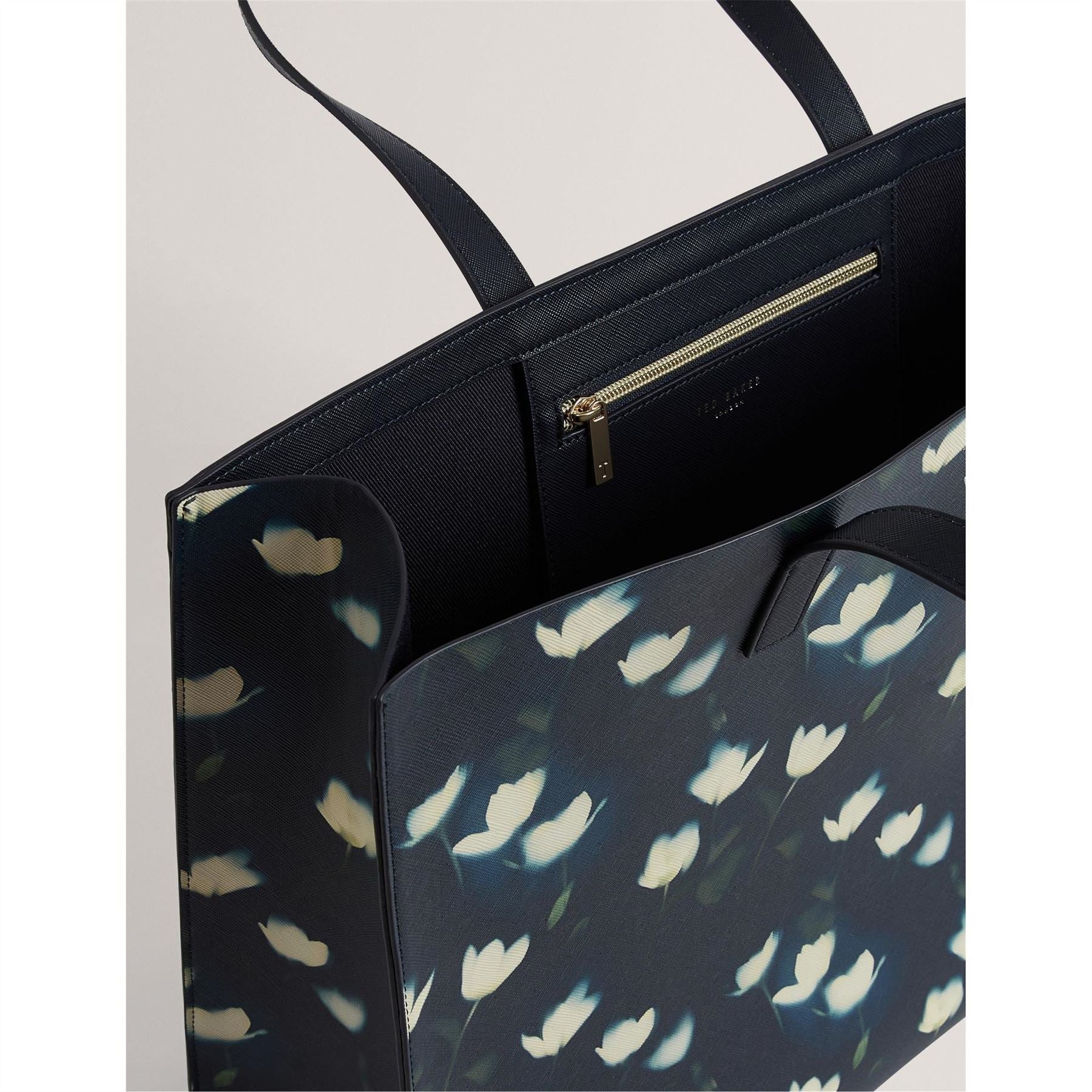 Ted Baker XL Print Icon Floral Patterned Tote with Logo