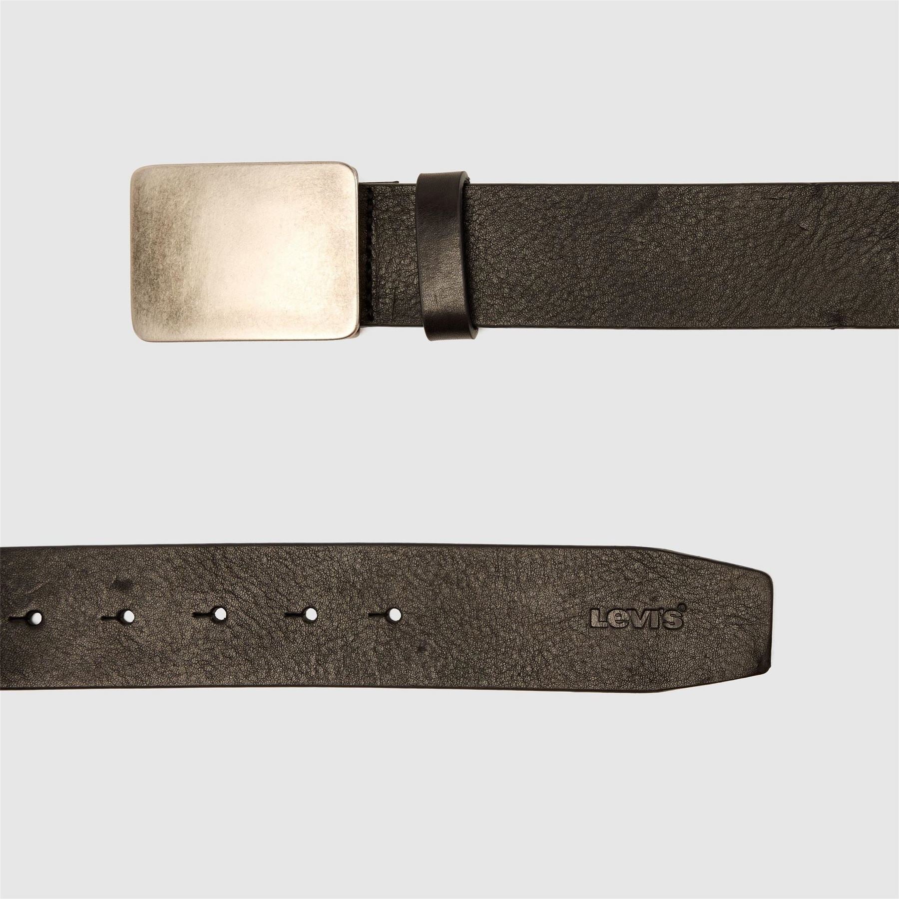 Levis Plaque Buckle Leather Belt