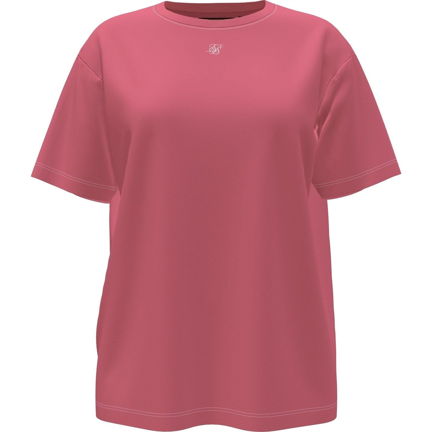 SikSilk Oversize Fit Crew Neck Short Sleeve T-Shirt