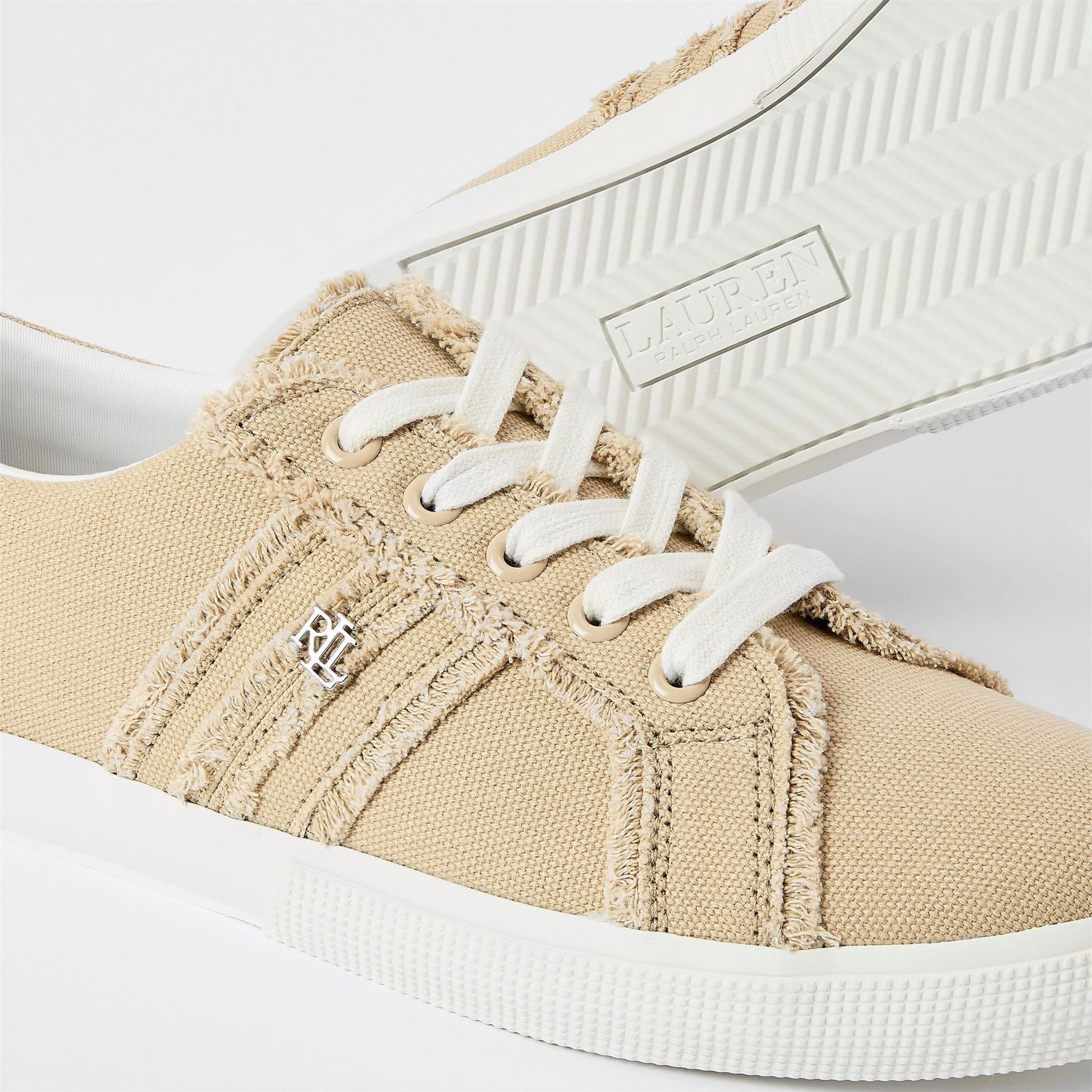 Lauren by Ralph Lauren Janson Leather Court Trainers