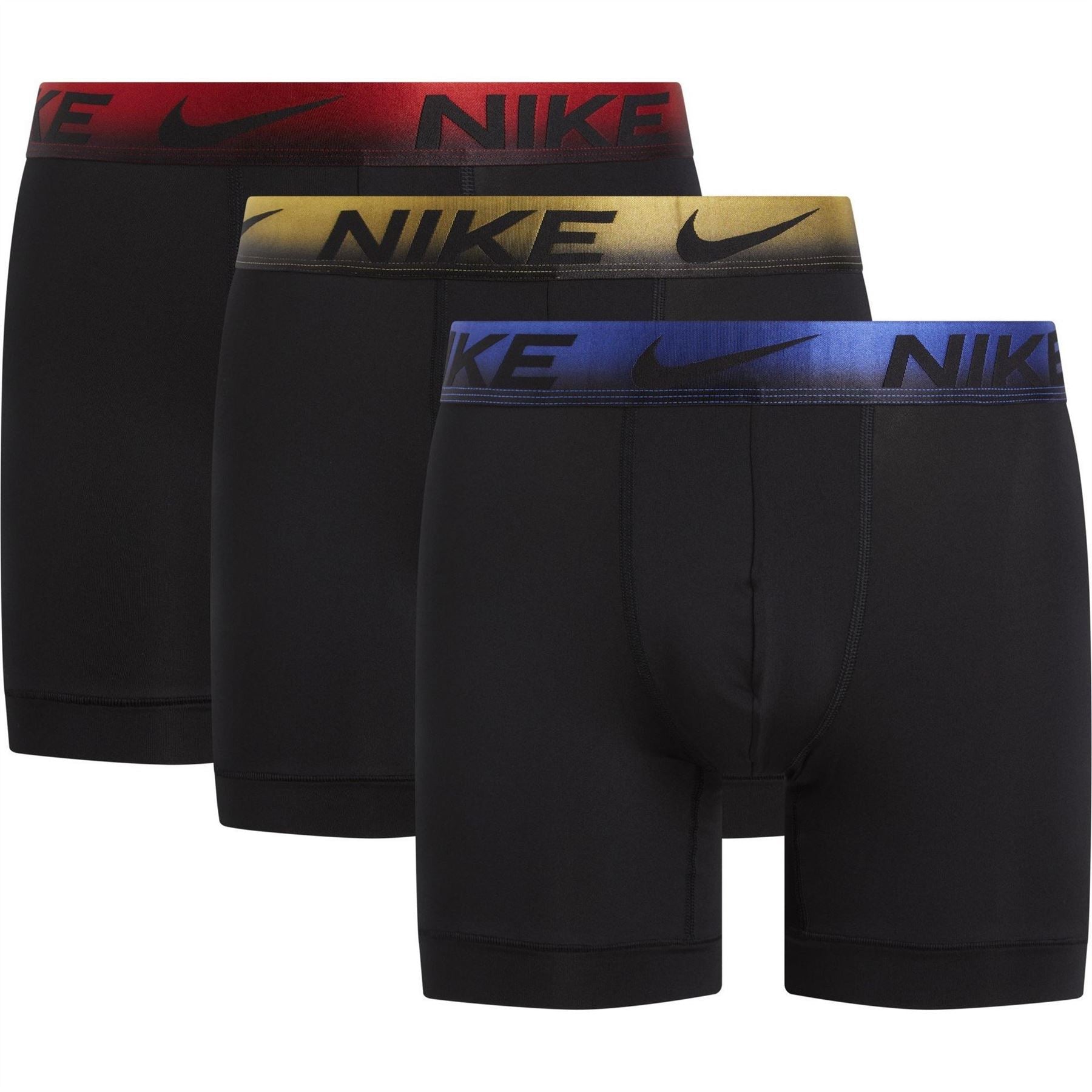 Nike Mens 3 Pack Dri Fit Boxer Shorts