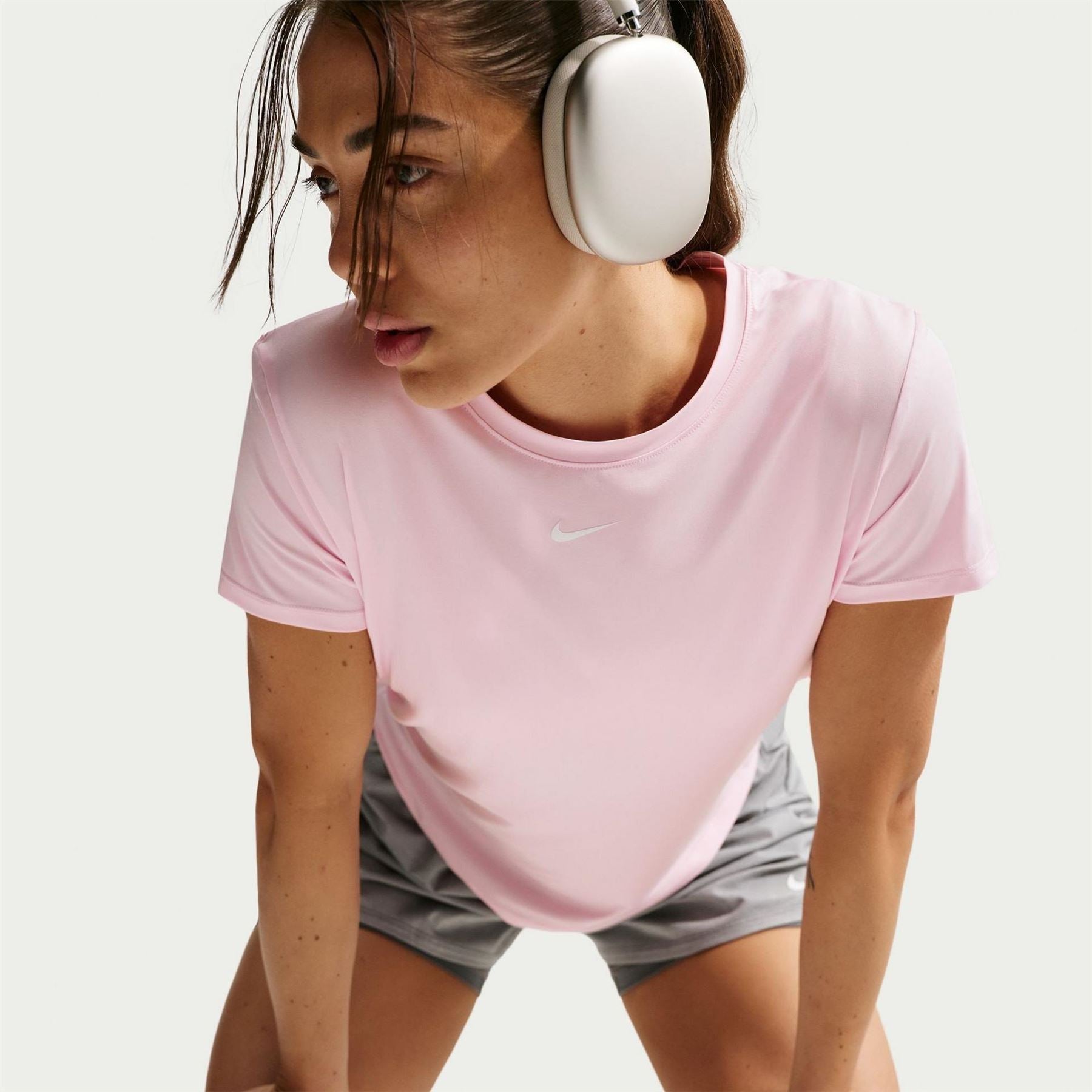 Nike Womens Dri Fit One Standard Fit Short Sleeve Top