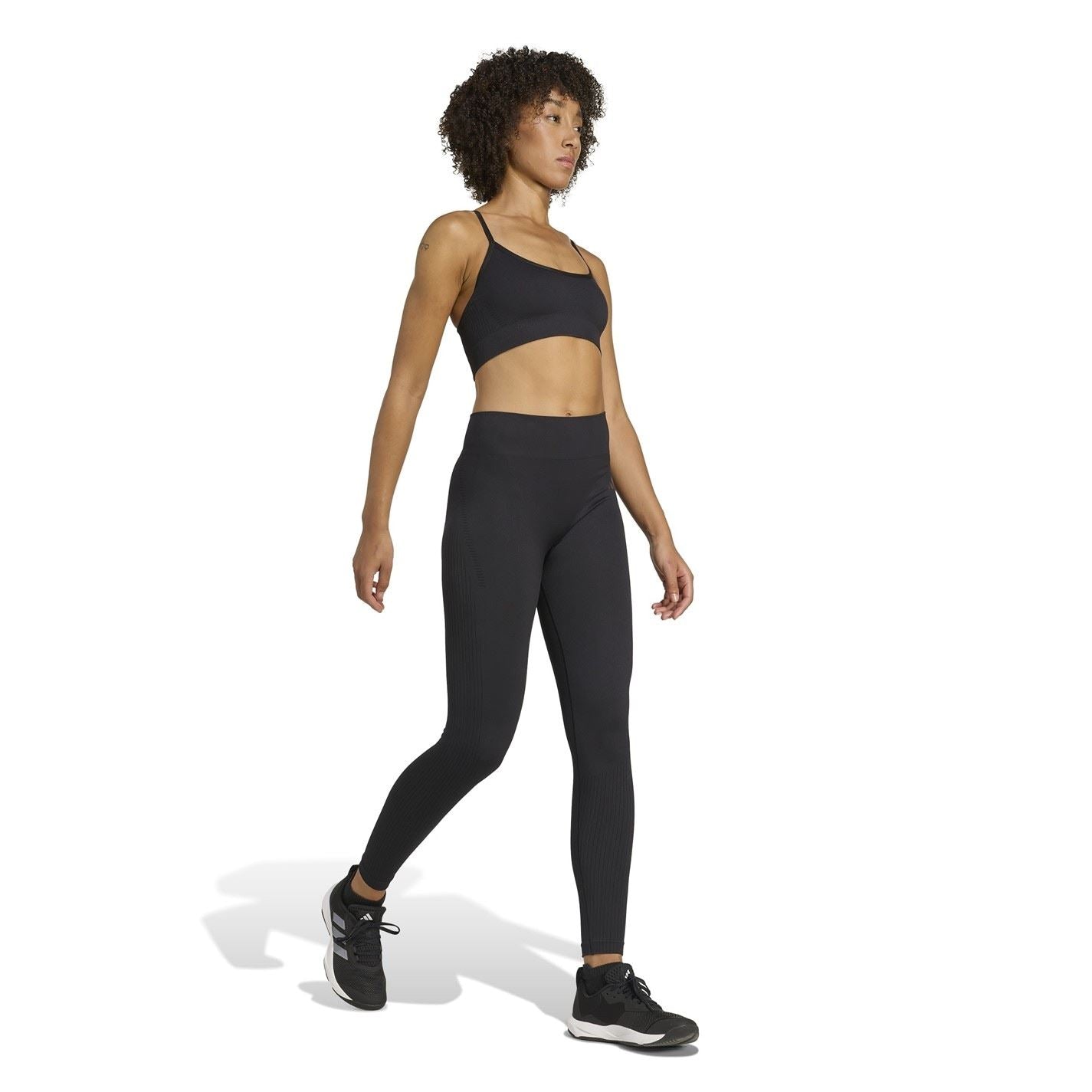 adidas Womens Workout Essentials Full Length Knit Leggings