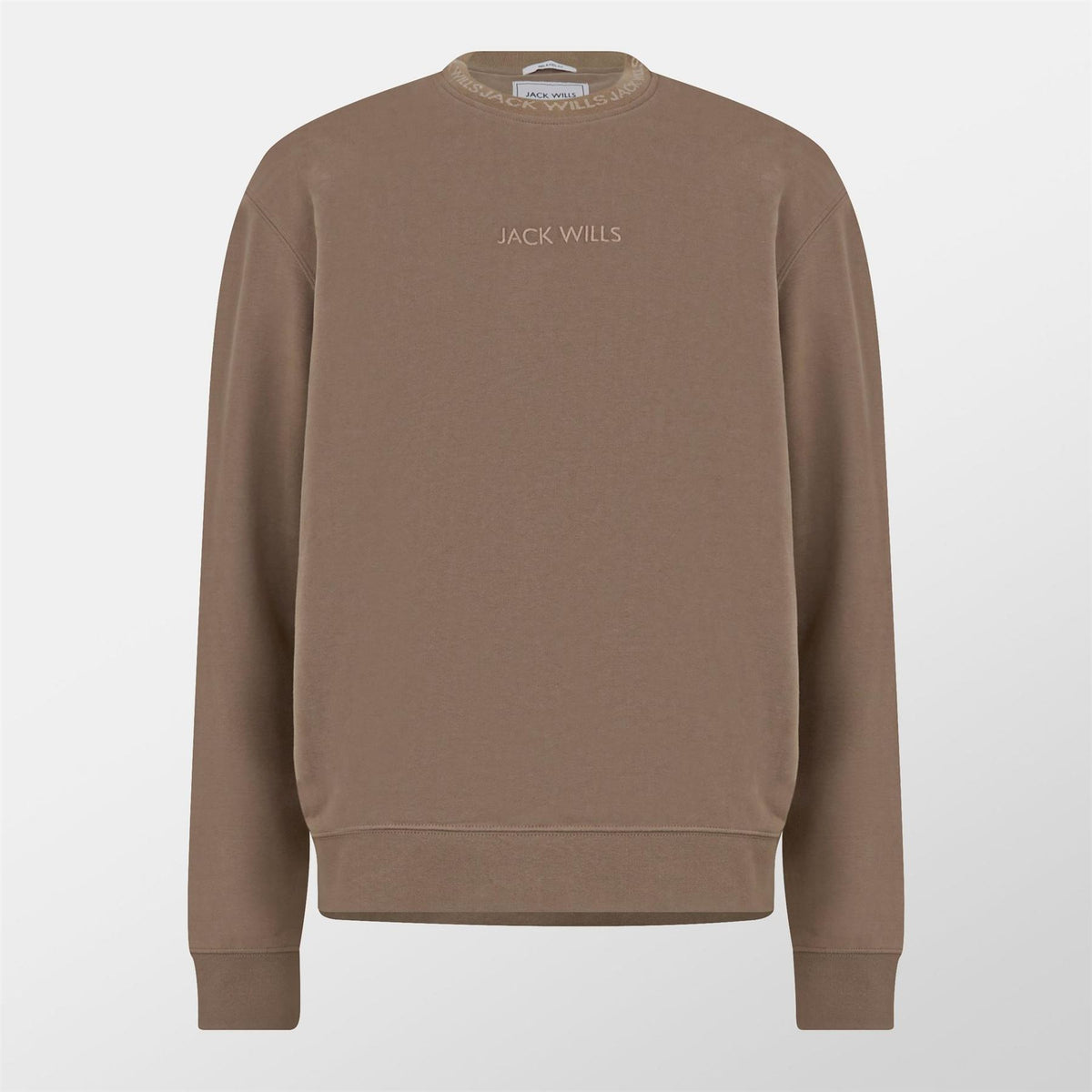 Jack Wills Mens Jacquard Crew Sweatshirt