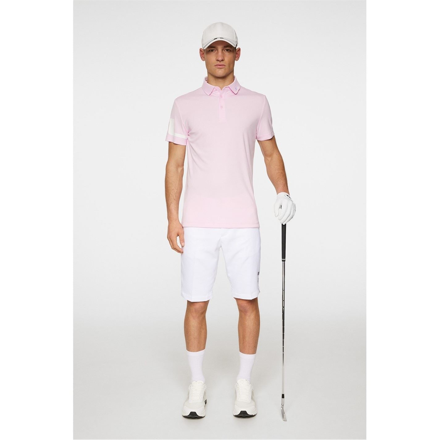 J Lindeberg Golf Short Sleeve Performance Polo Shirt
