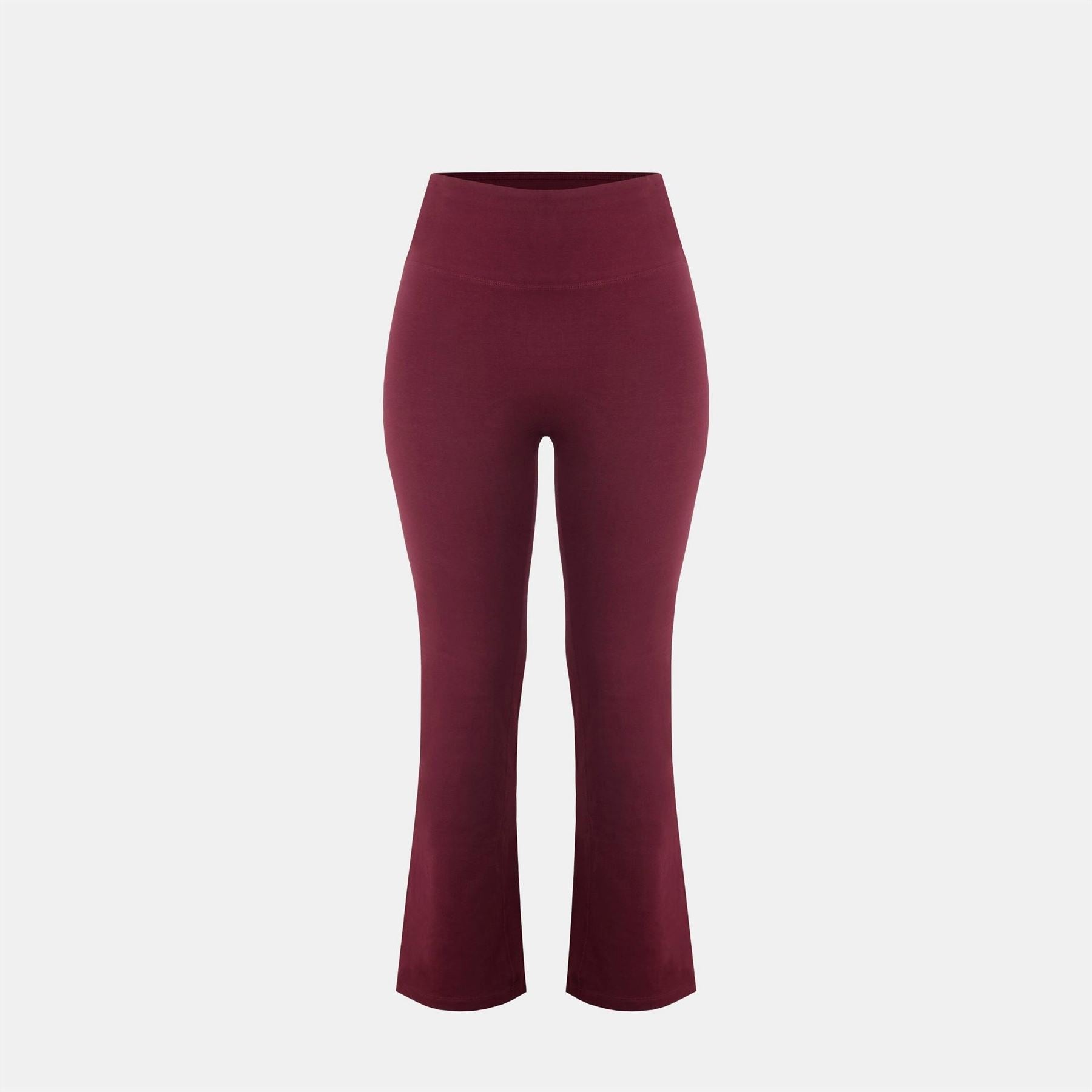 Miso Kick Flare High Waisted Full Length Cotton Leggings