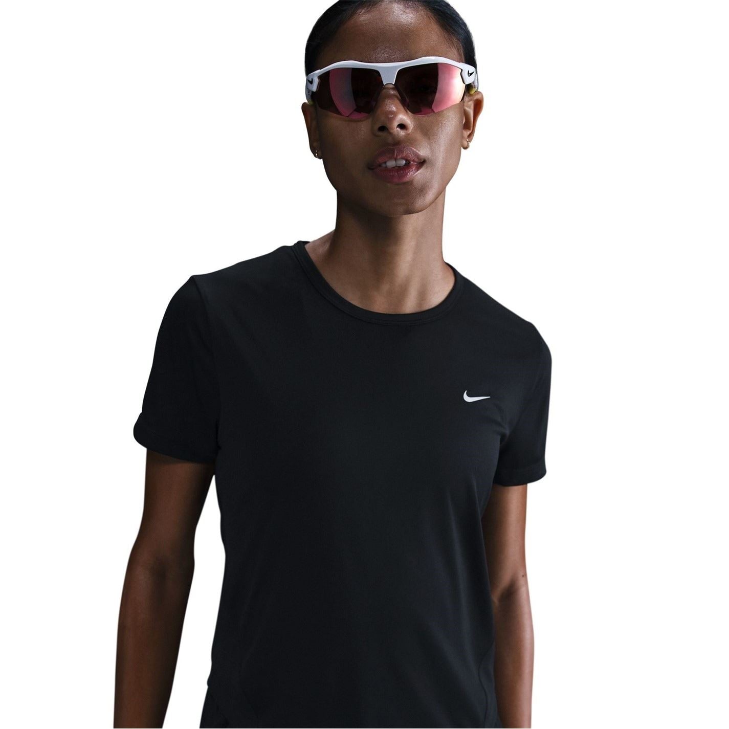 Nike Womens Tempo Dri Fit Short Sleeve Running Top