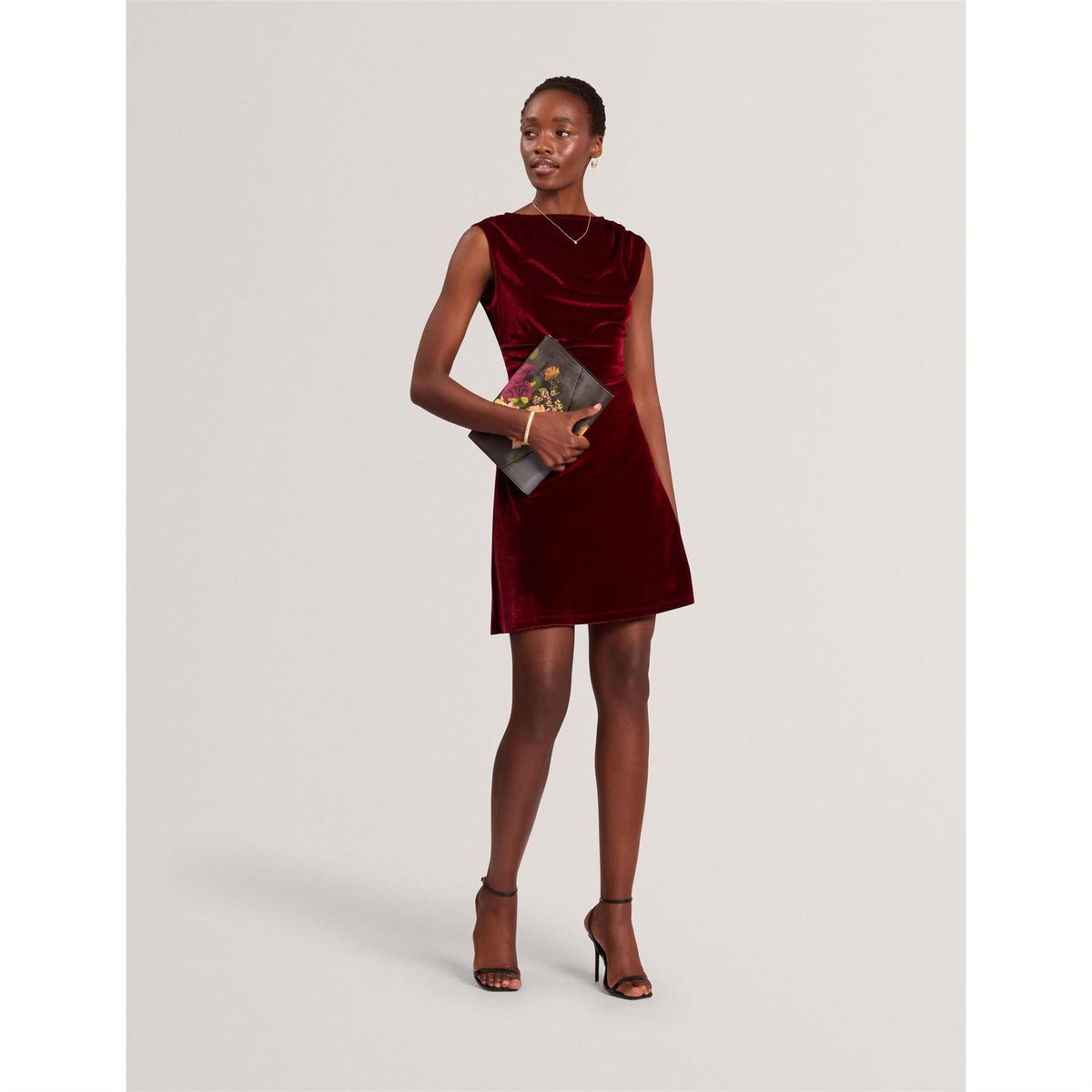 Ted Baker Min Velvet Dress Ld64