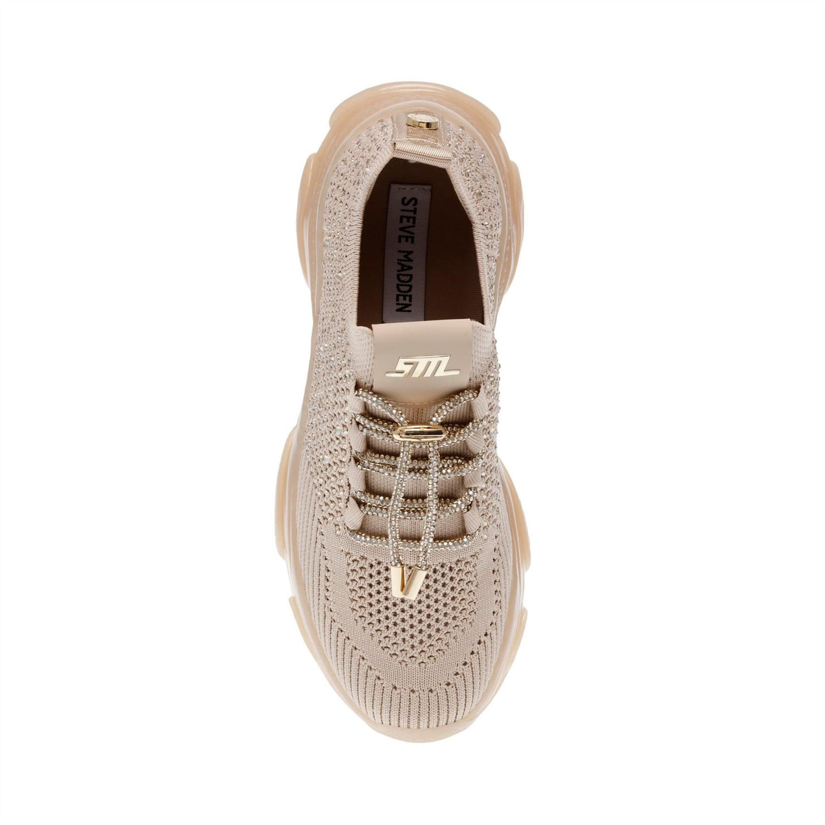Steve Madden Textured Lace-Up Chunky Sneakers