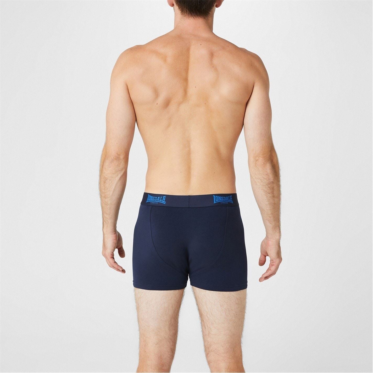 Lonsdale Mens 2 Pack Trunk