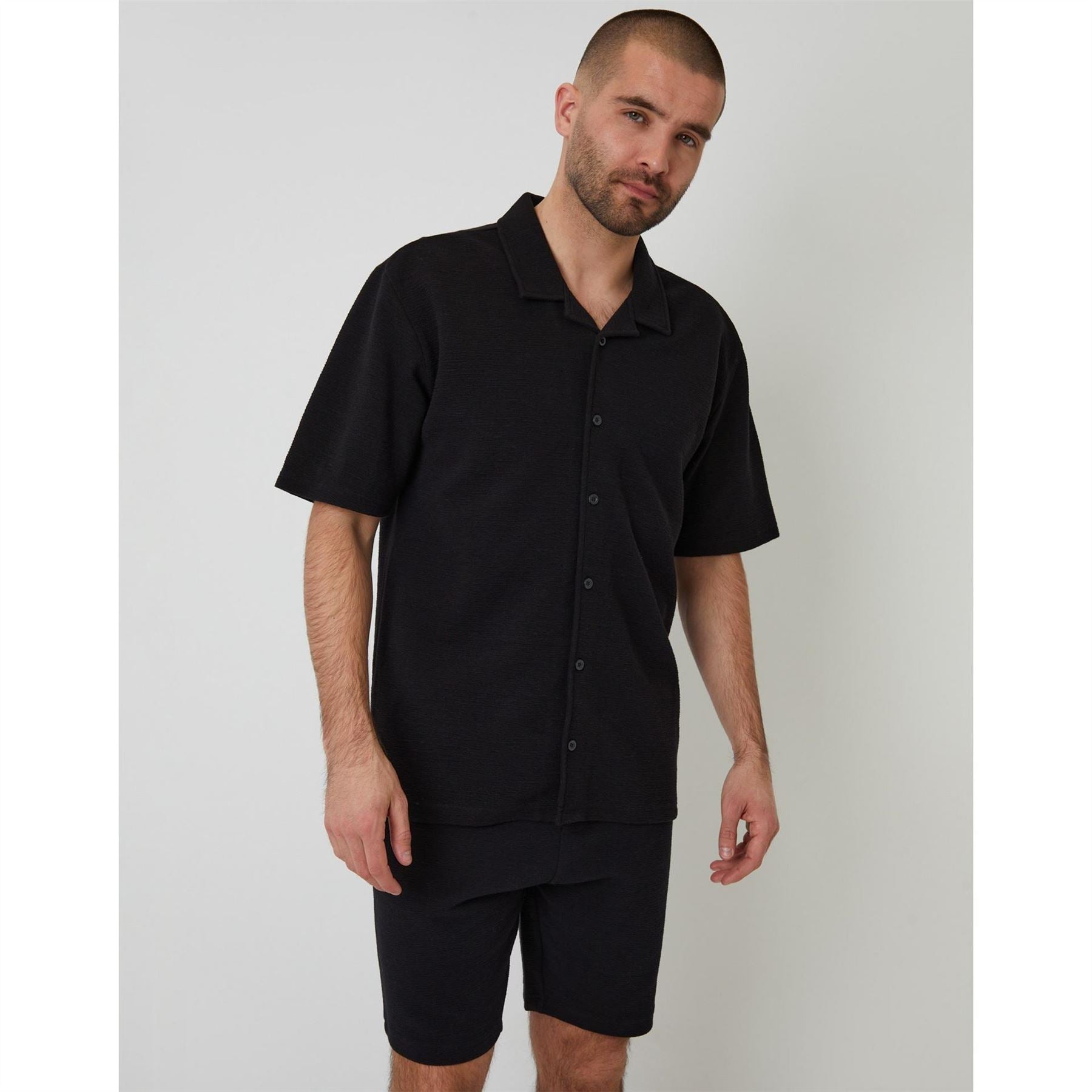 Threadbare Embley Relaxed Fit Short Sleeve Shirt