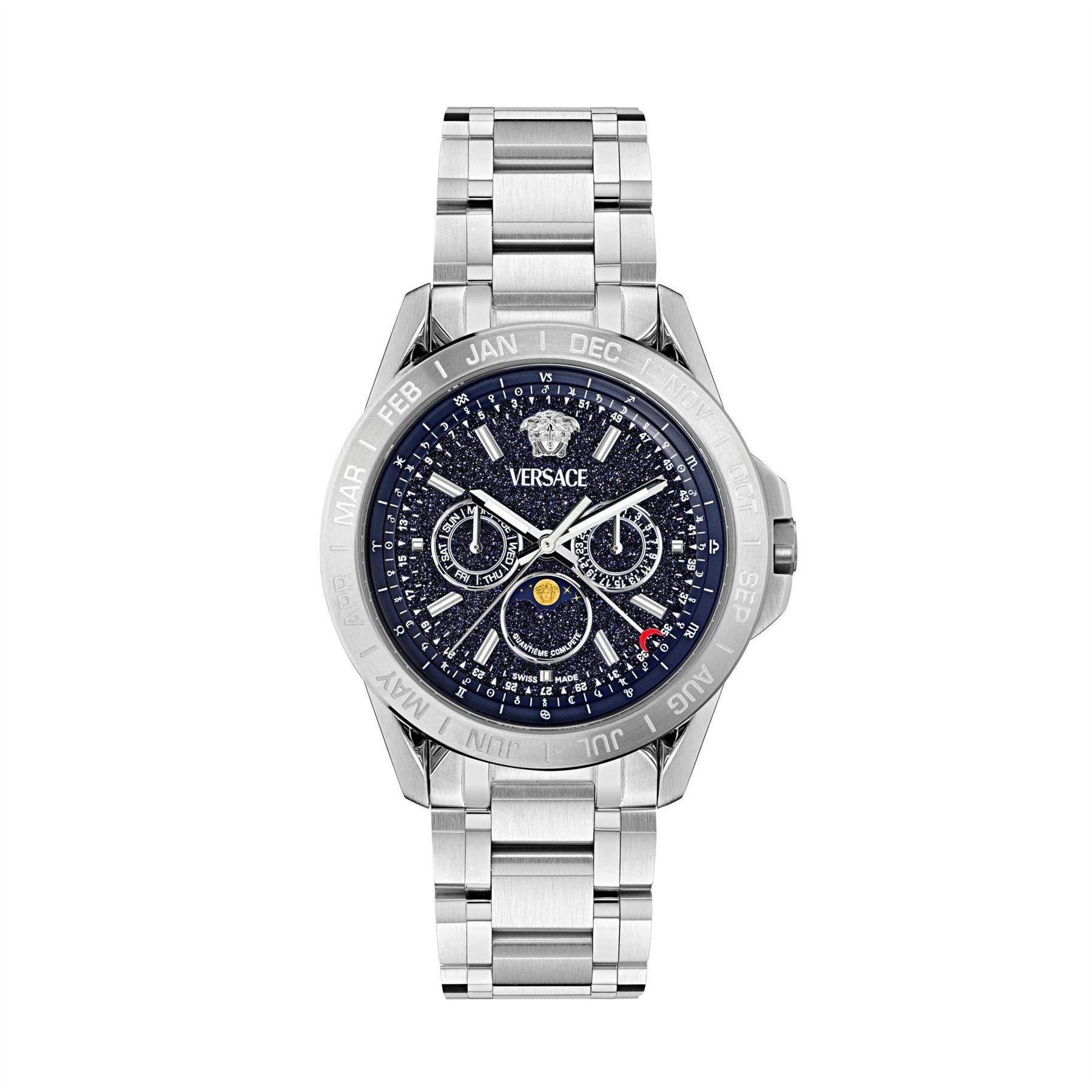 Versace Sn71 Steel Bracelet Strap Analogue Fashion Watch