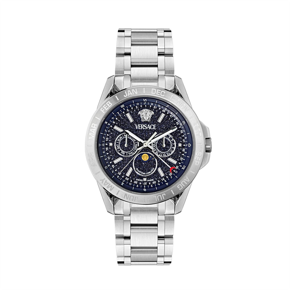 Versace Sn71 Steel Bracelet Strap Analogue Fashion Watch
