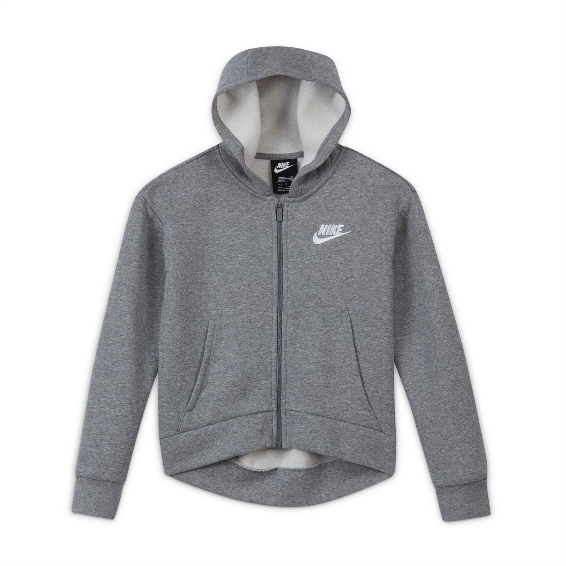 Nike Sportswear Club Fleece Big Kids (girls) Full Zip Hoodie