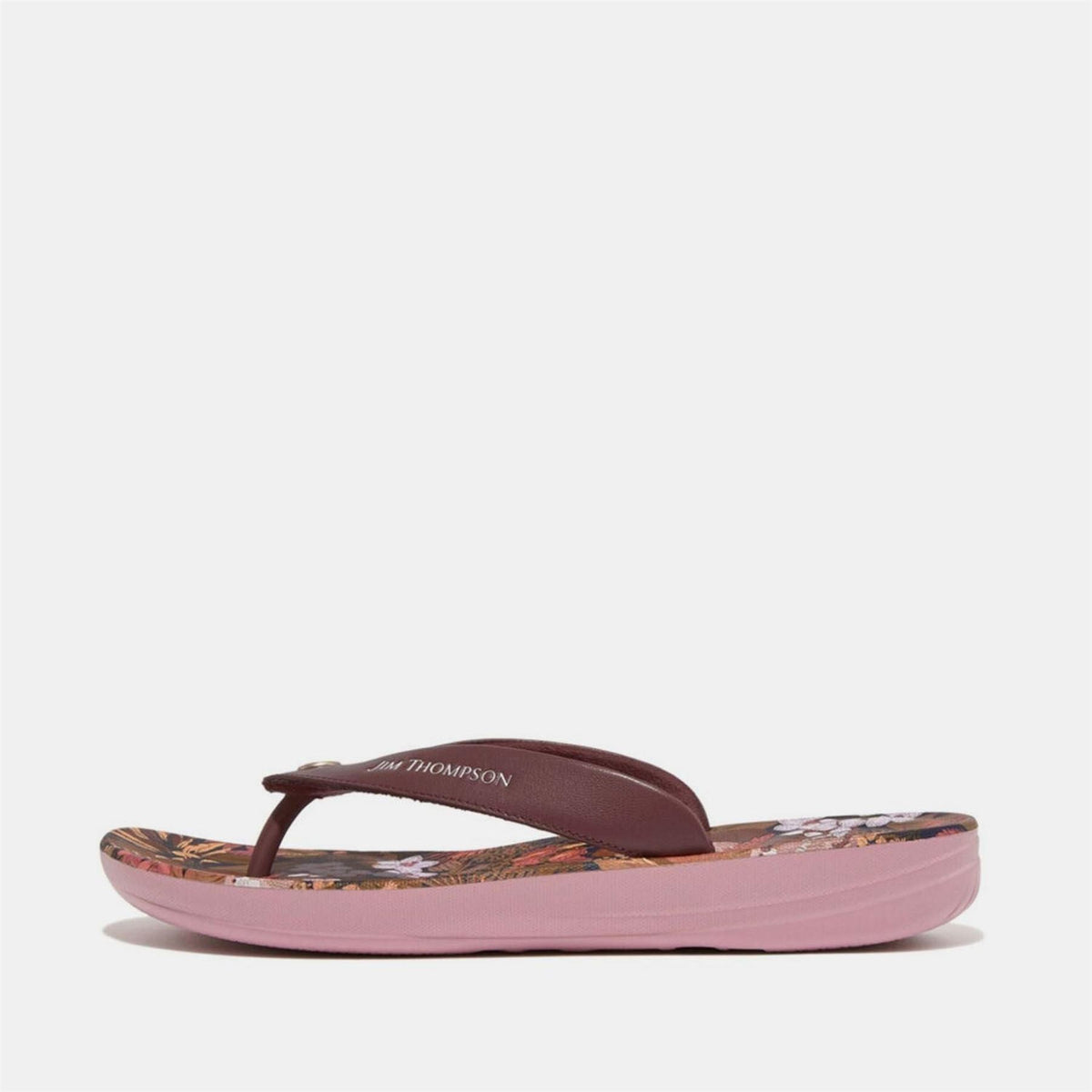 Fitflop X Jim Thompson Leather Flip Flops
