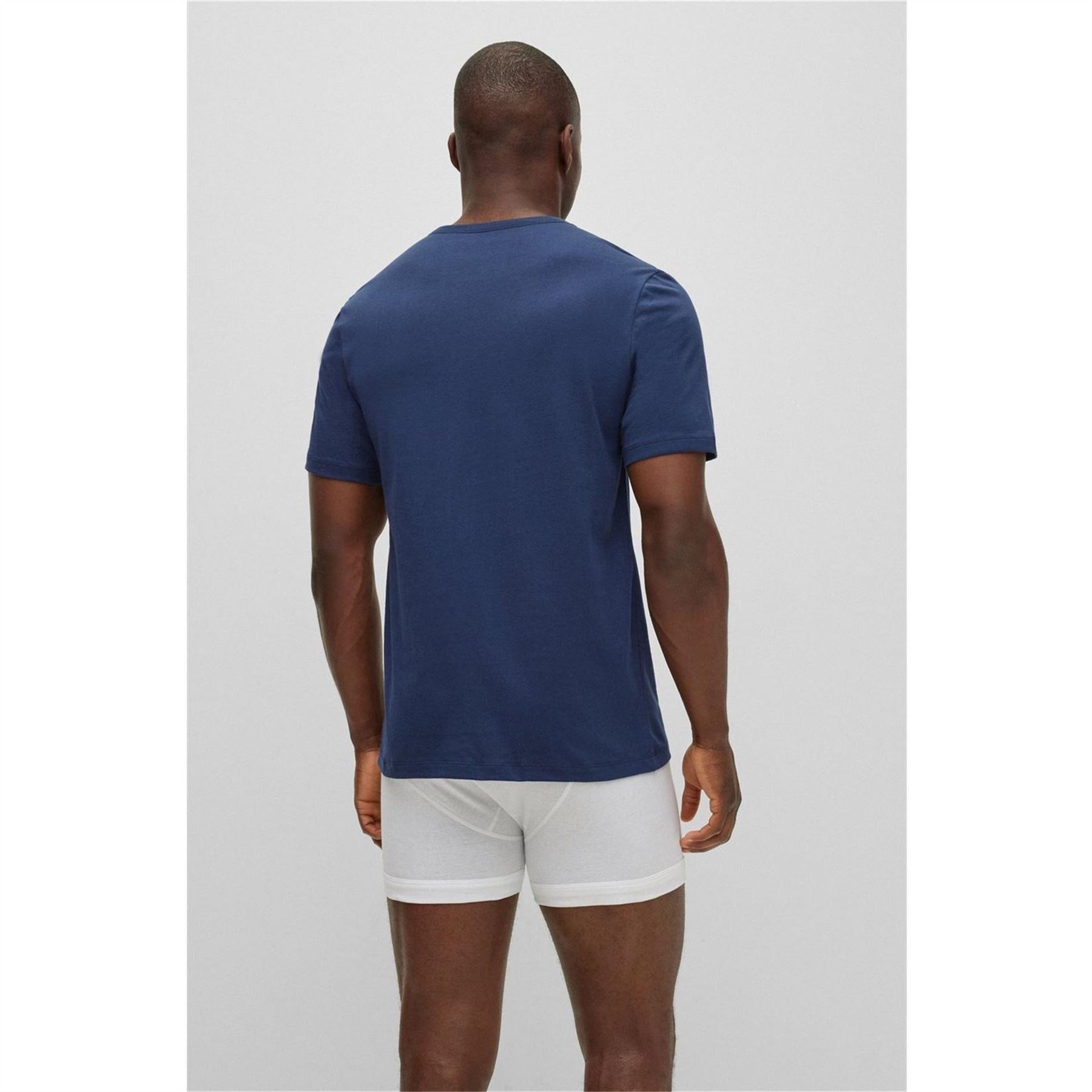 Boss BOSS Bodywear 3 Pack T Shirts   Soft Breathable Fabric with Logo Detail