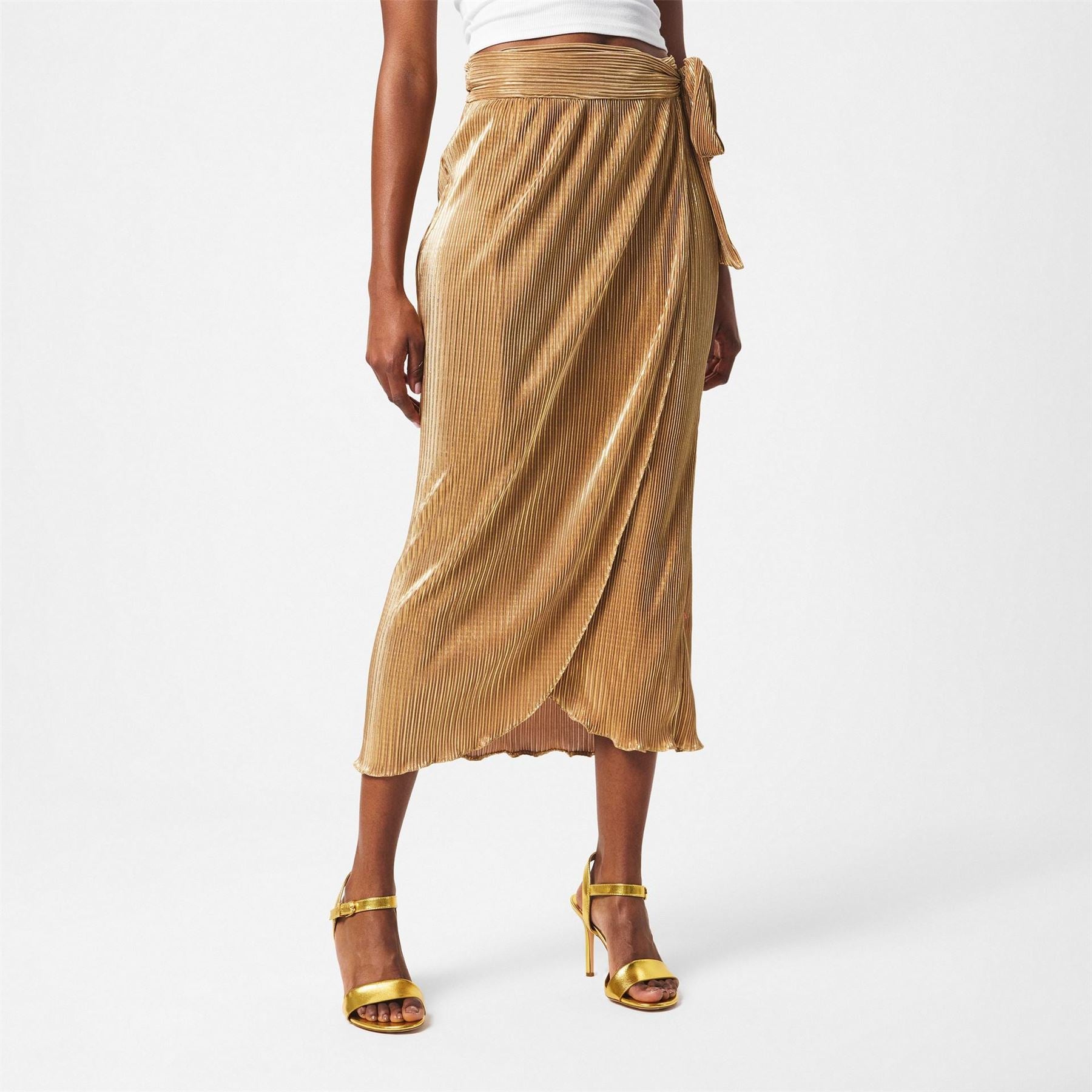 Never Fully Dressed Plisse Jaspre Skirt