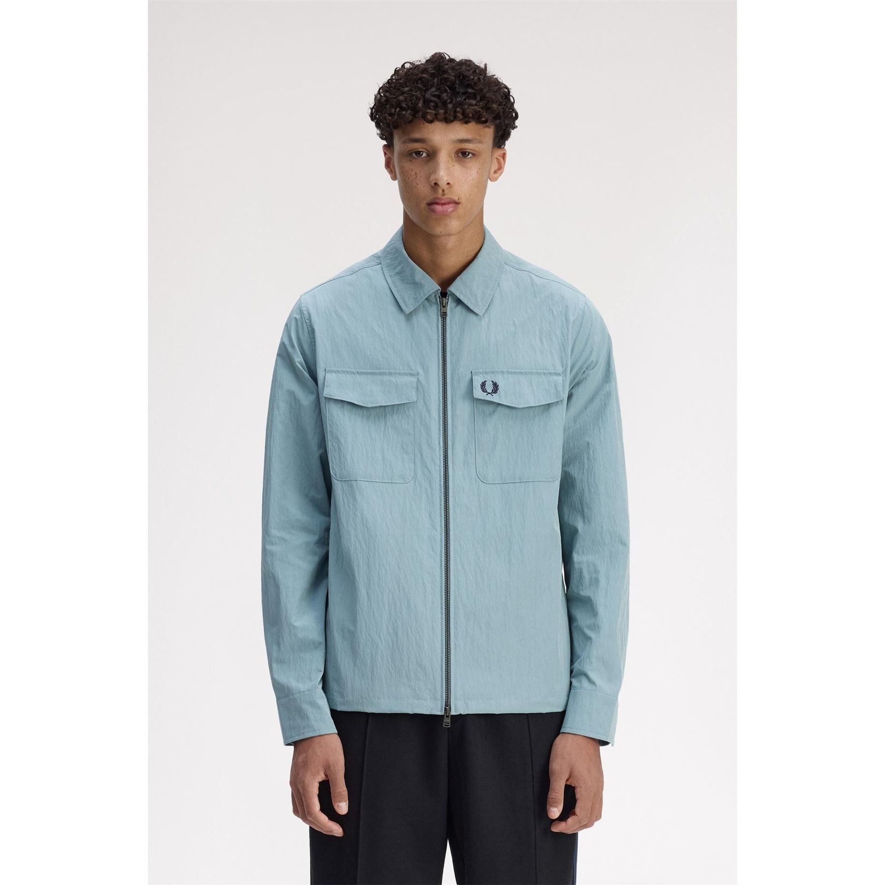 Fred Perry  Long Sleeve Zip Overshirt
