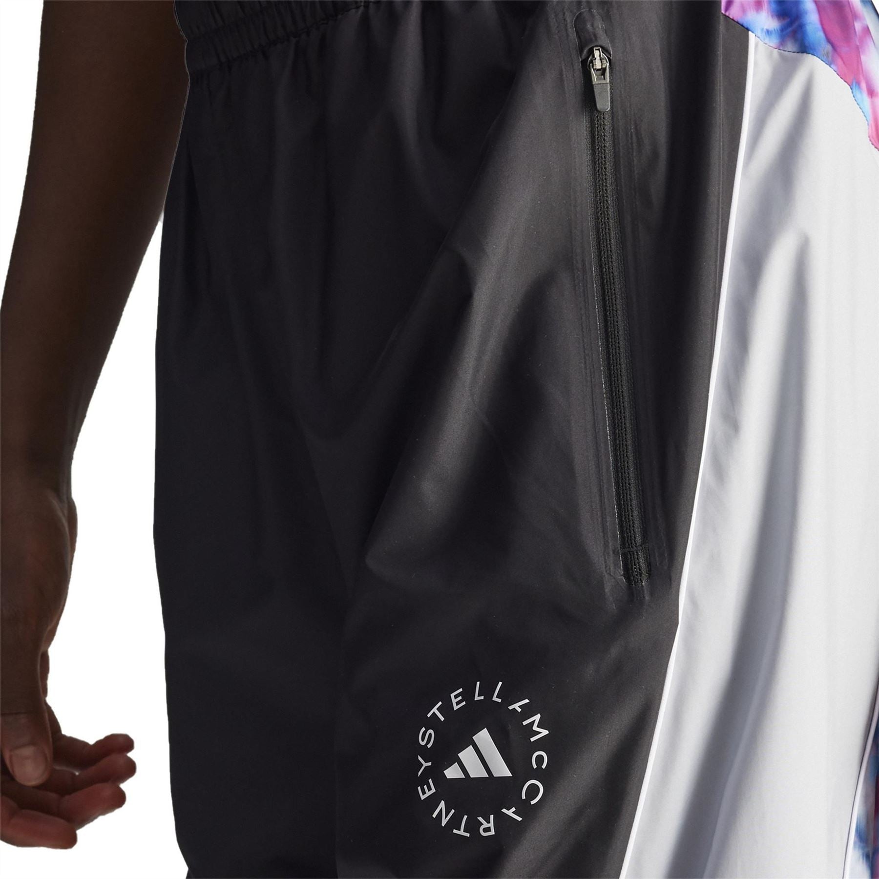 adidas Color Block Patterned Wide Leg Track Pants