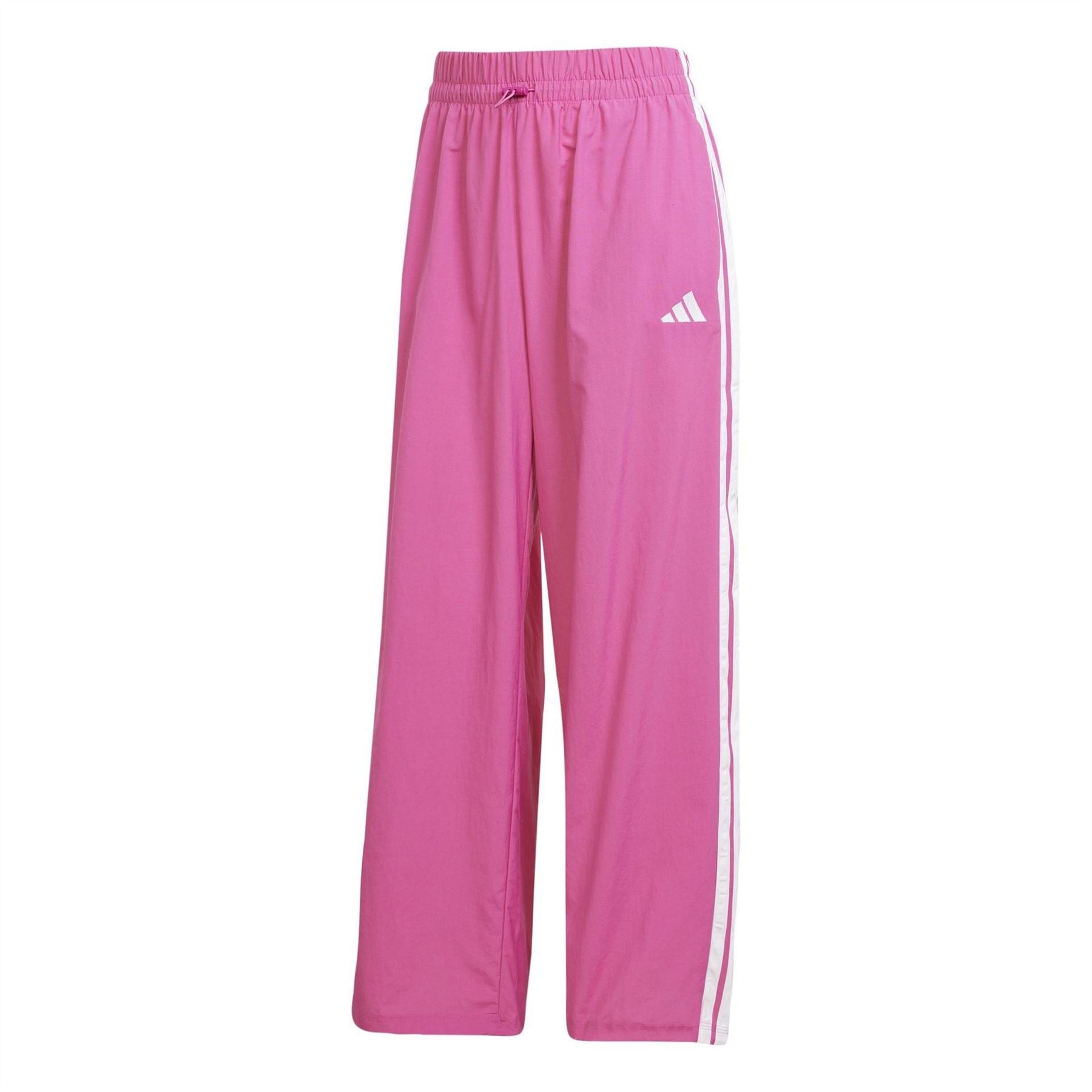 adidas Womens Essentials 3 Stripes Lifestyle Woven Parachute Tracksuit Bottoms
