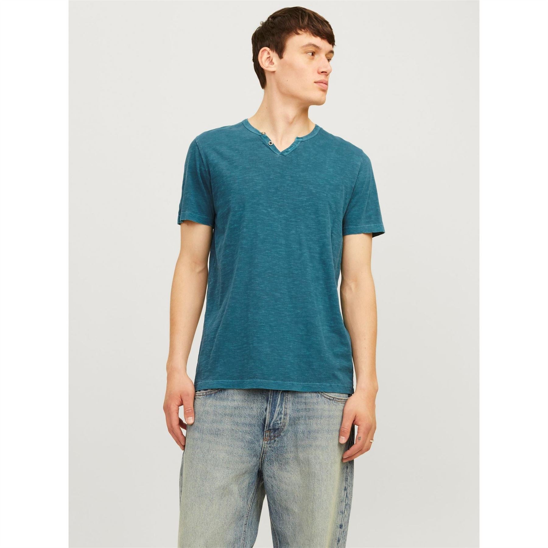 Jack and Jones V-Neck Regular Fit Short Sleeve T-Shirt