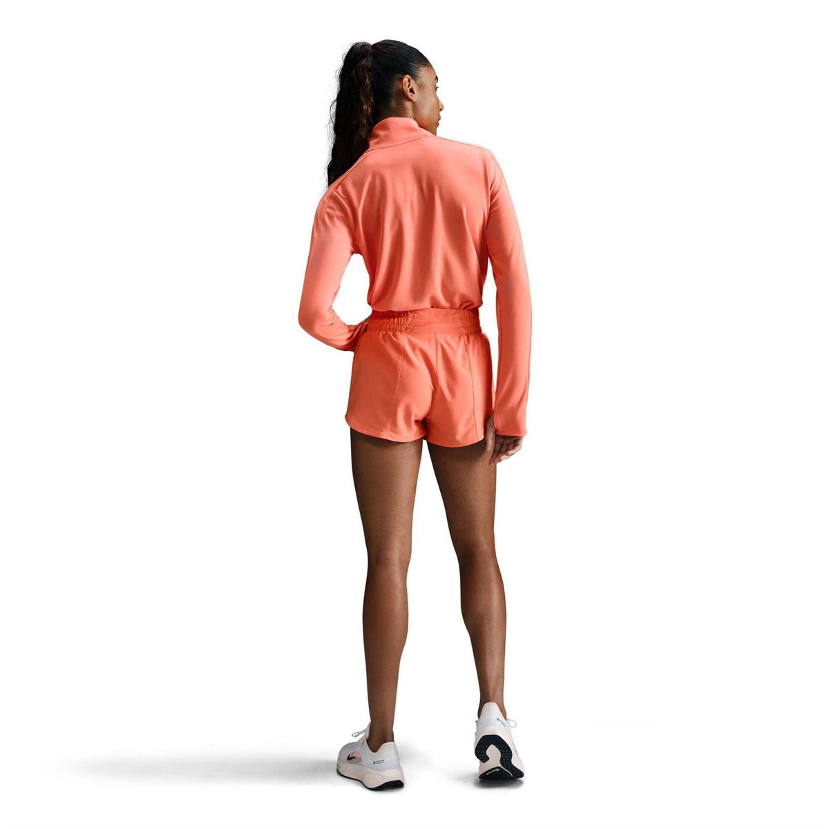 Nike Womens Pacer Long Sleeve 1 2 Zip Running Top