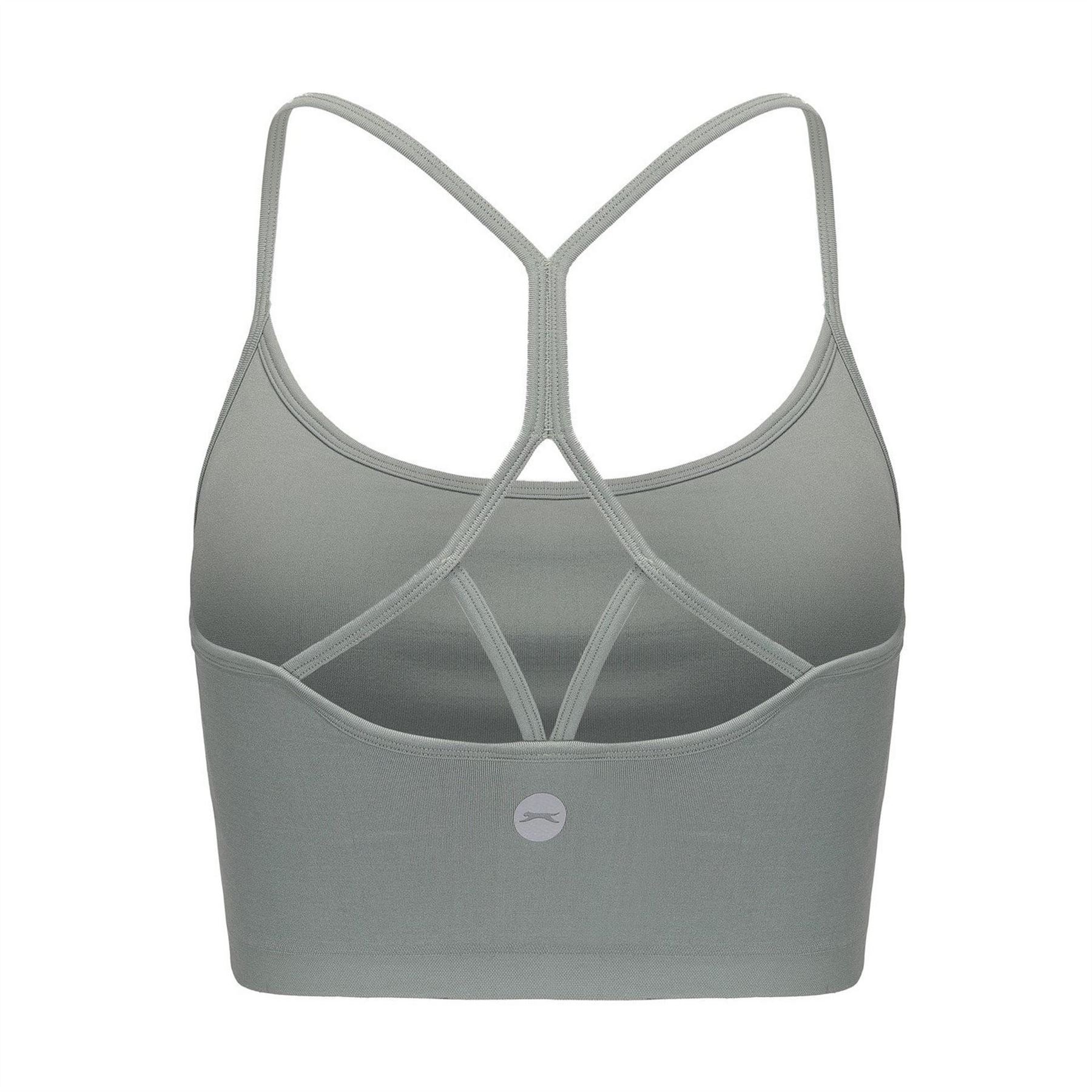 Slazenger Scoop Neck Sleeveless Bra and Short Set
