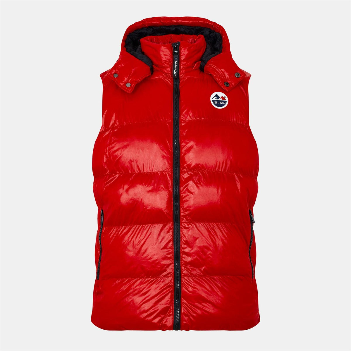 Born Rich Hooded Neck Solid Patterned Puffer Coat